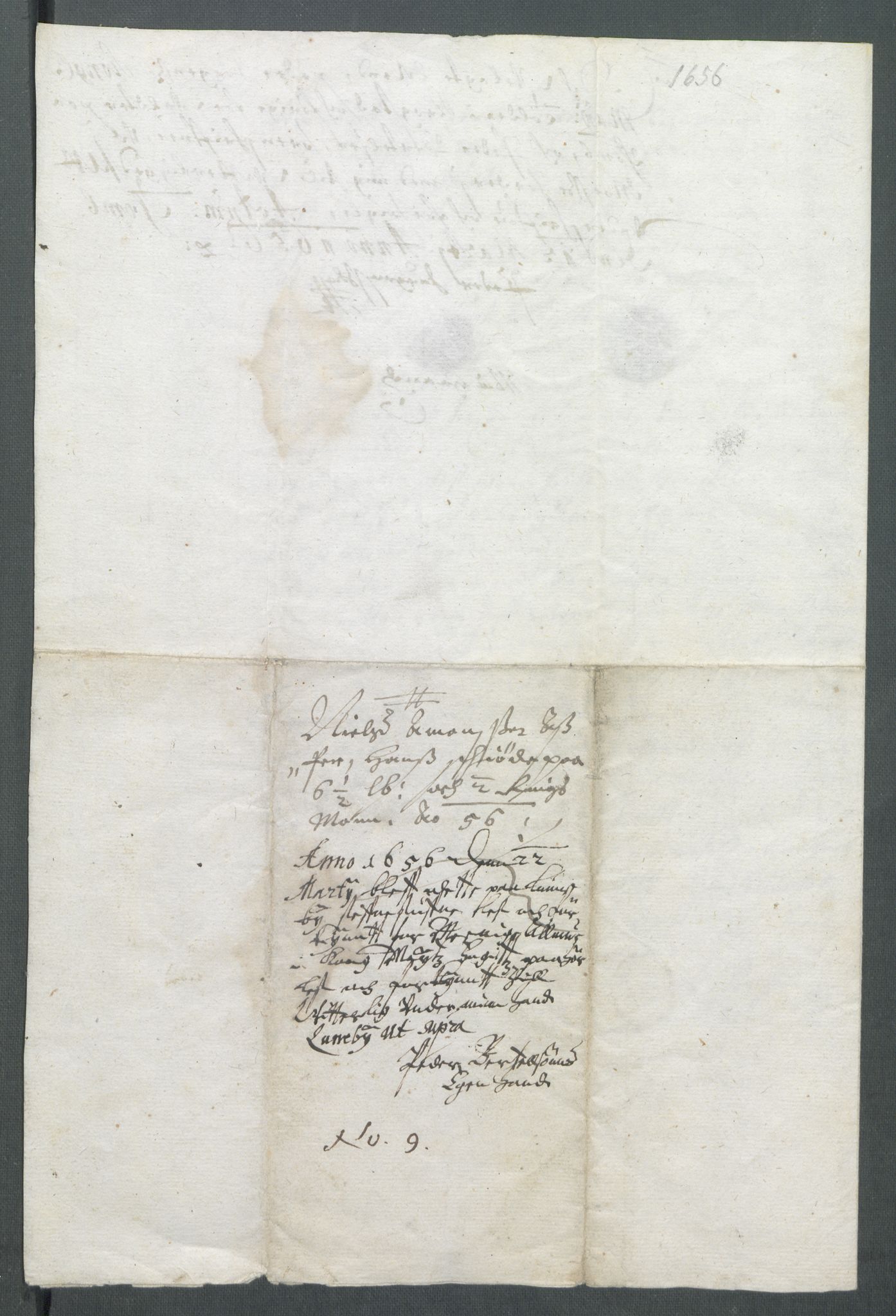 Riksarkivets diplomsamling, AV/RA-EA-5965/F02/L0166: Dokumenter, 1654-1656, s. 191