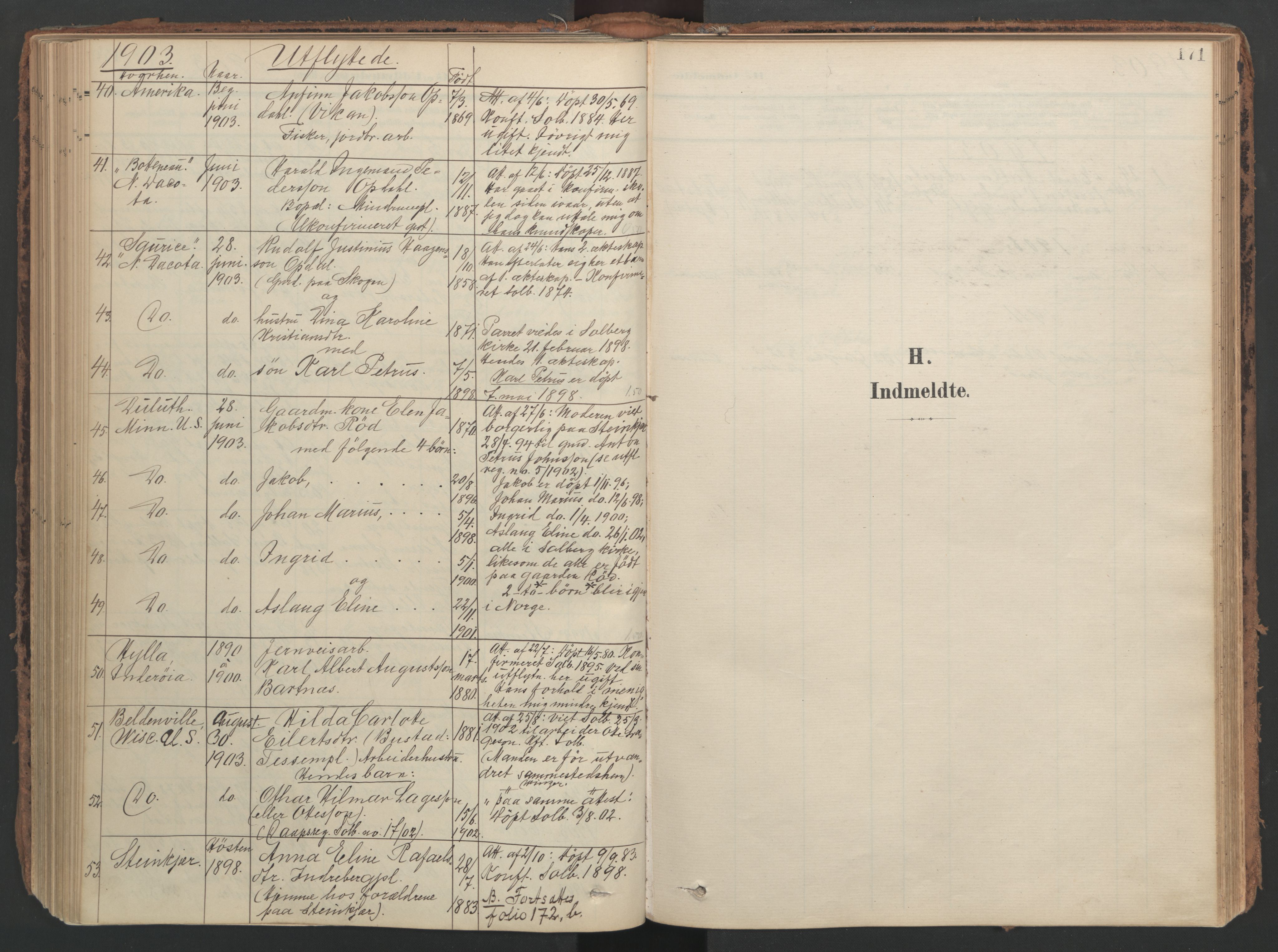 Ministerialprotokoller, klokkerbøker og fødselsregistre - Nord-Trøndelag, AV/SAT-A-1458/741/L0397: Ministerialbok nr. 741A11, 1901-1911, s. 171