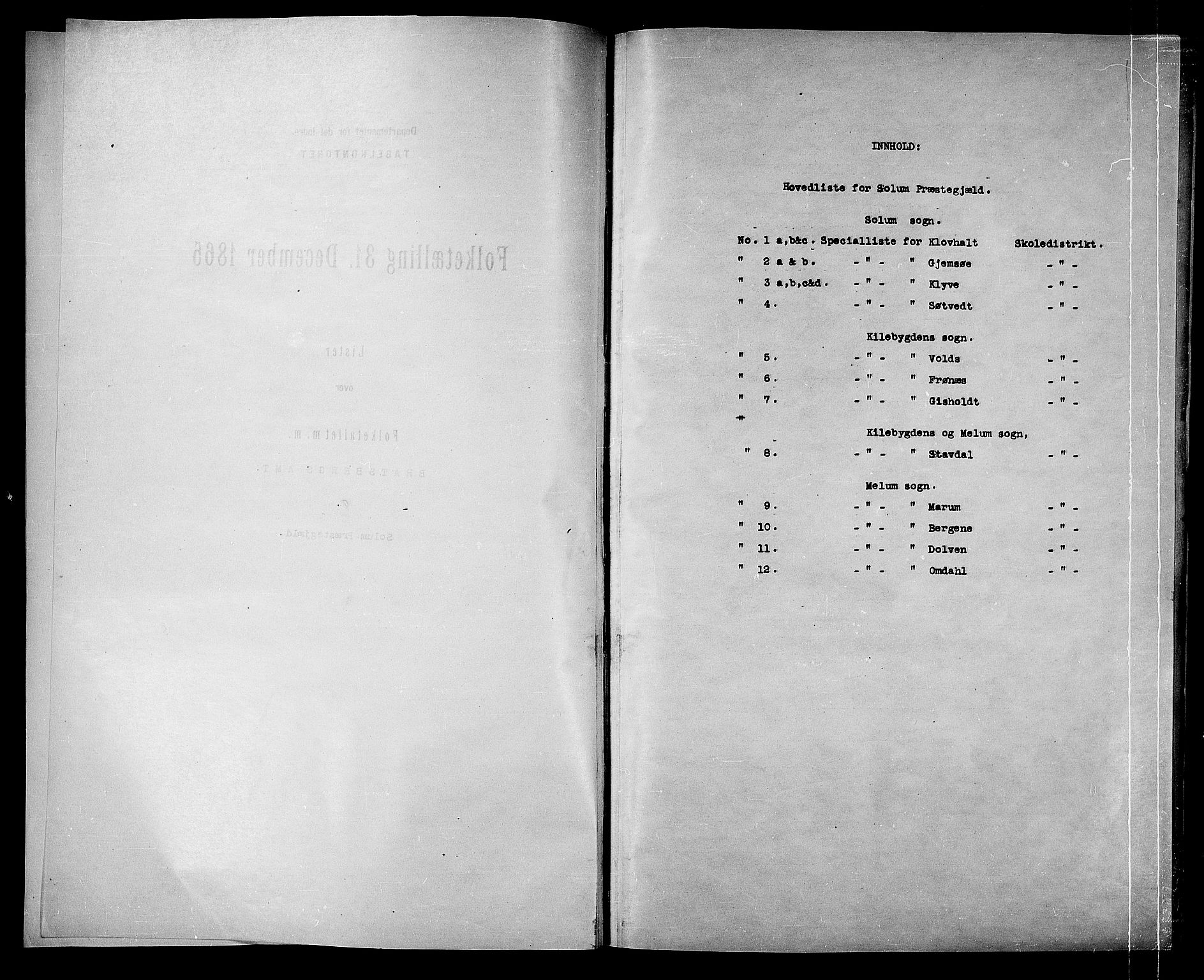 RA, Folketelling 1865 for 0818P Solum prestegjeld, 1865, s. 4