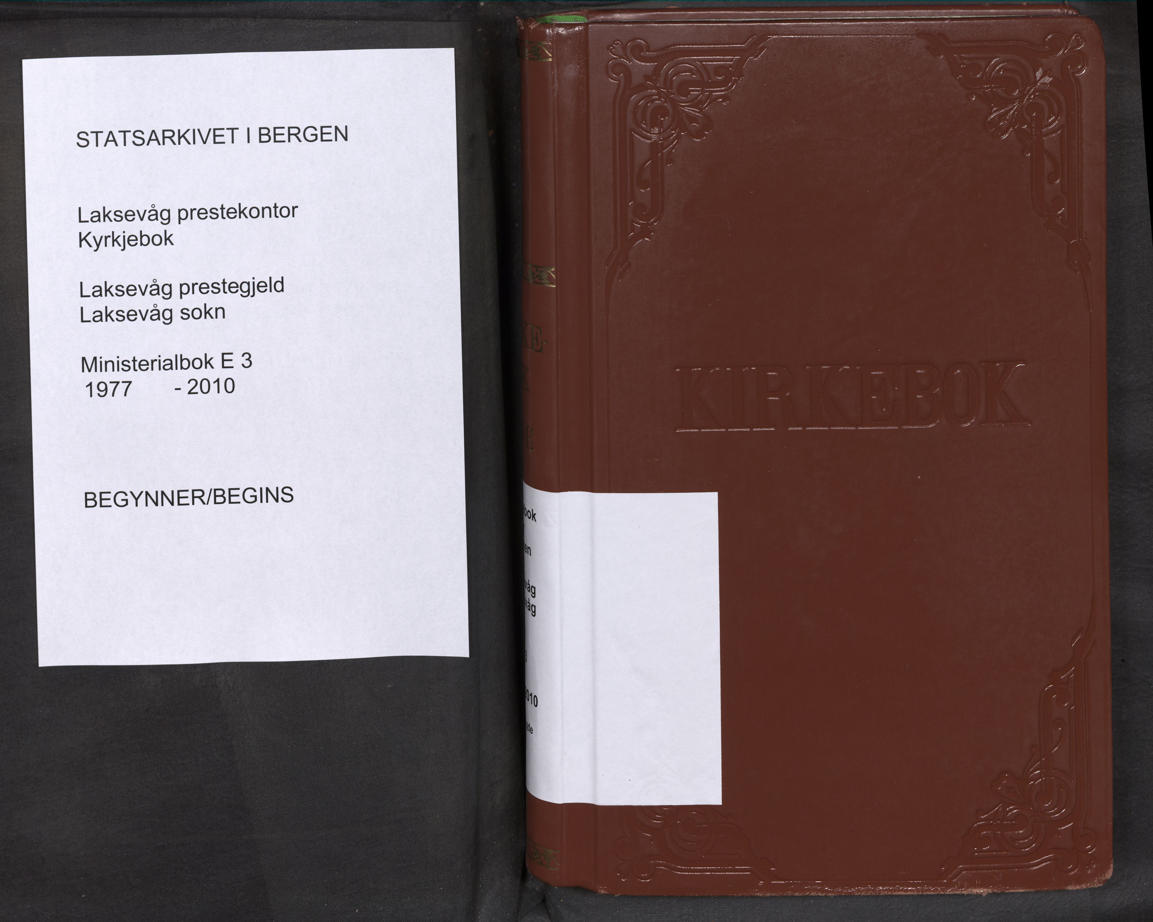 Laksevåg Sokneprestembete, AV/SAB-A-76501/H/Ha/Haa/Haae/L0003: Ministerialbok nr. E 3, 1977-2010