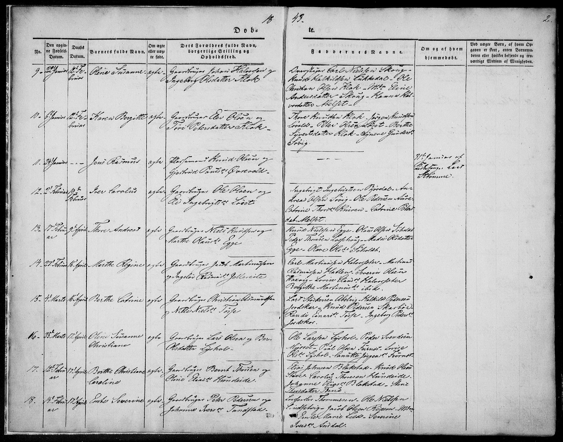 Ministerialprotokoller, klokkerbøker og fødselsregistre - Møre og Romsdal, AV/SAT-A-1454/522/L0312: Ministerialbok nr. 522A07, 1843-1851, s. 2