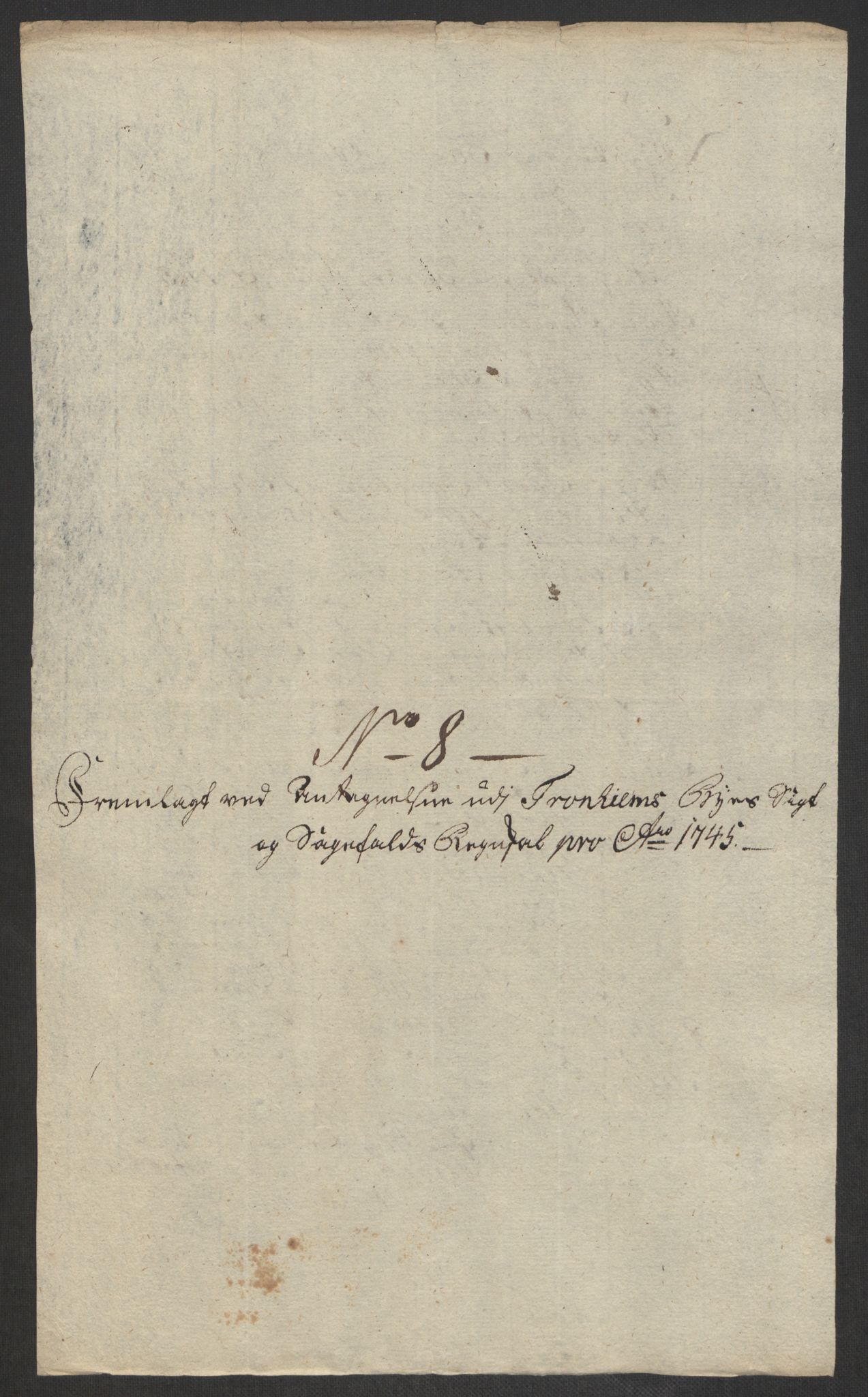 Rentekammeret inntil 1814, Reviderte regnskaper, Byregnskaper, AV/RA-EA-4066/R/Rs/L0541: [S22] Sikt og sakefall, 1743-1746, s. 299