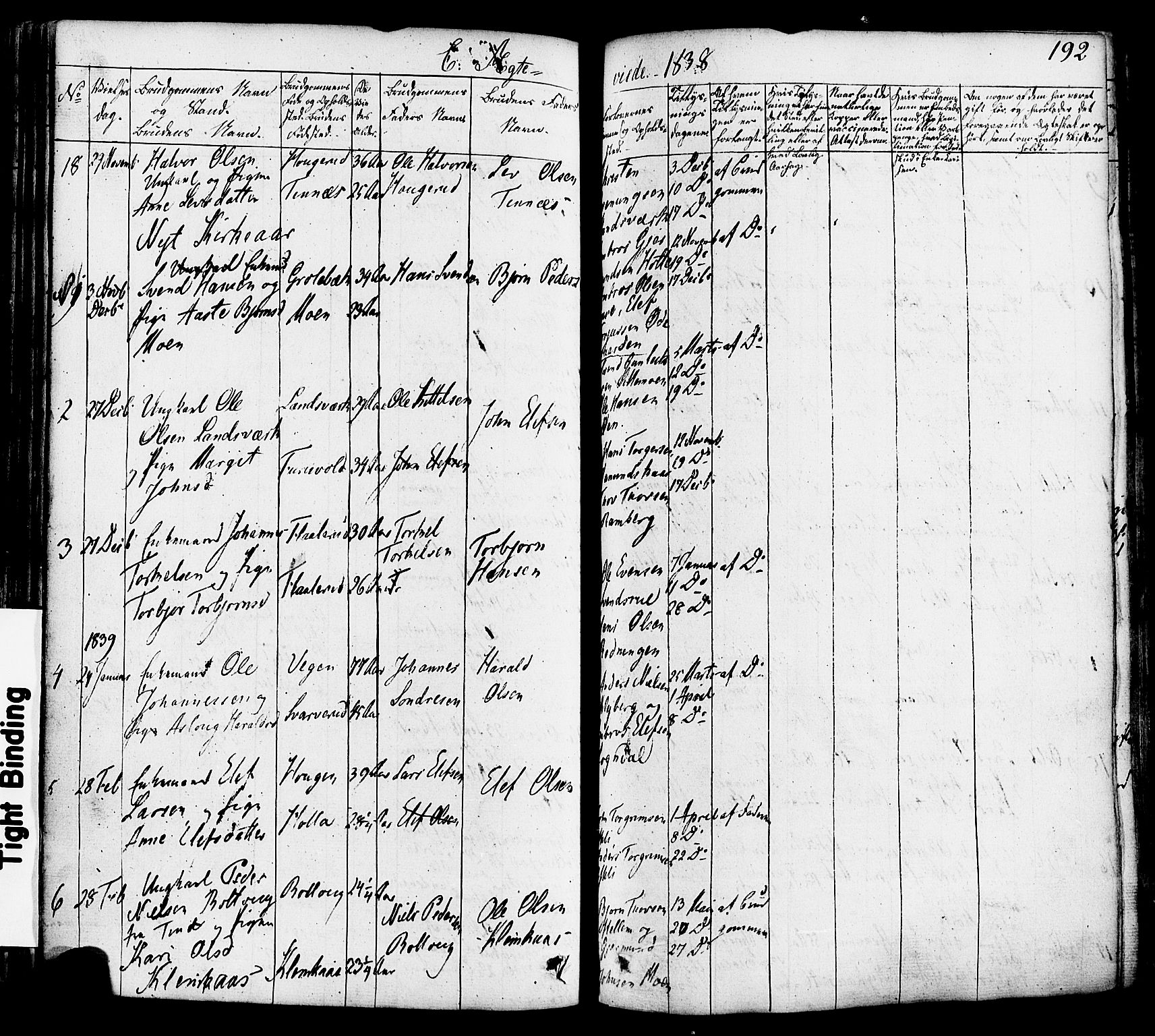 Heddal kirkebøker, AV/SAKO-A-268/F/Fa/L0006: Ministerialbok nr. I 6, 1837-1854, s. 194v-192h