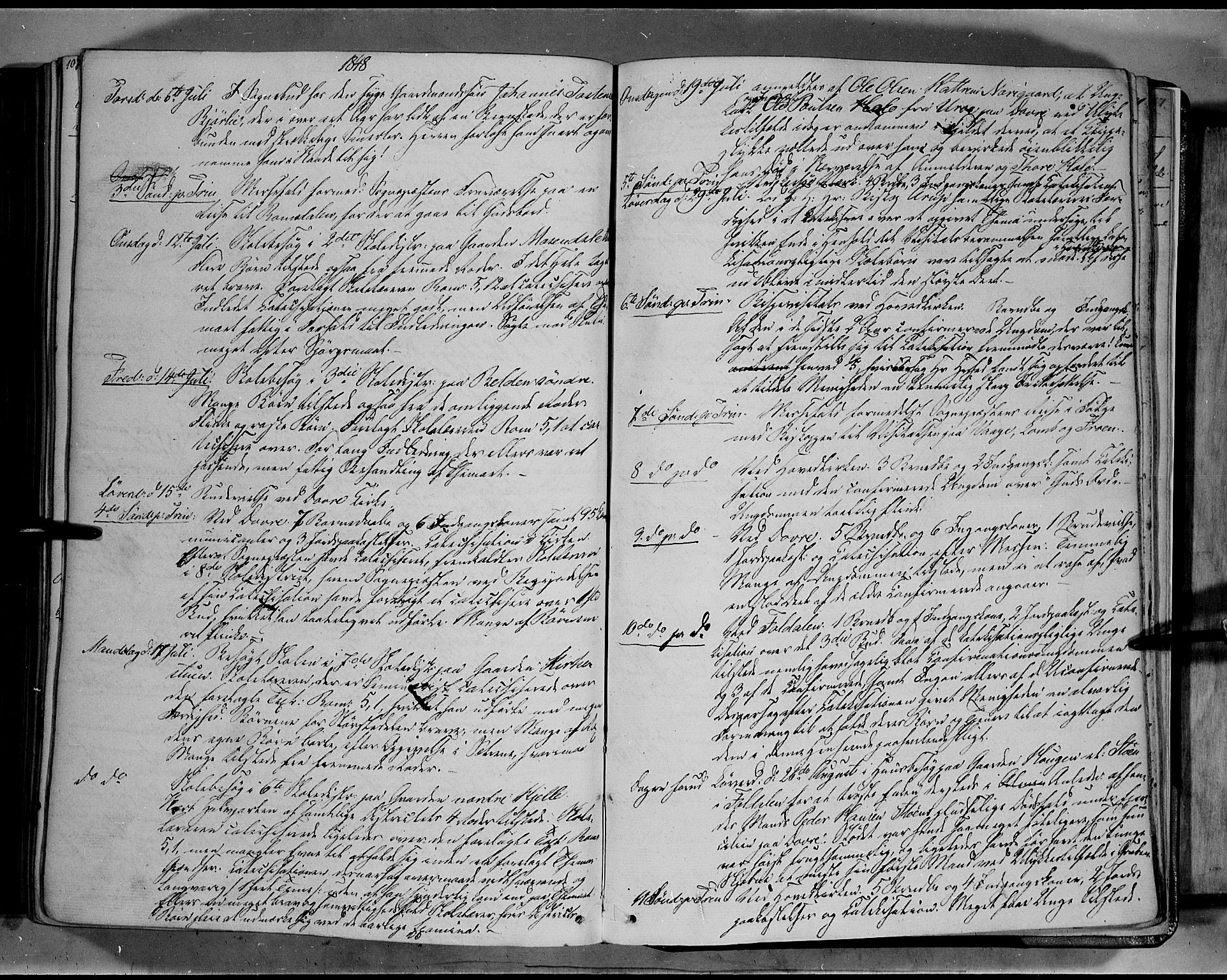 Lesja prestekontor, AV/SAH-PREST-068/H/Ha/Haa/L0006: Ministerialbok nr. 6B, 1843-1854