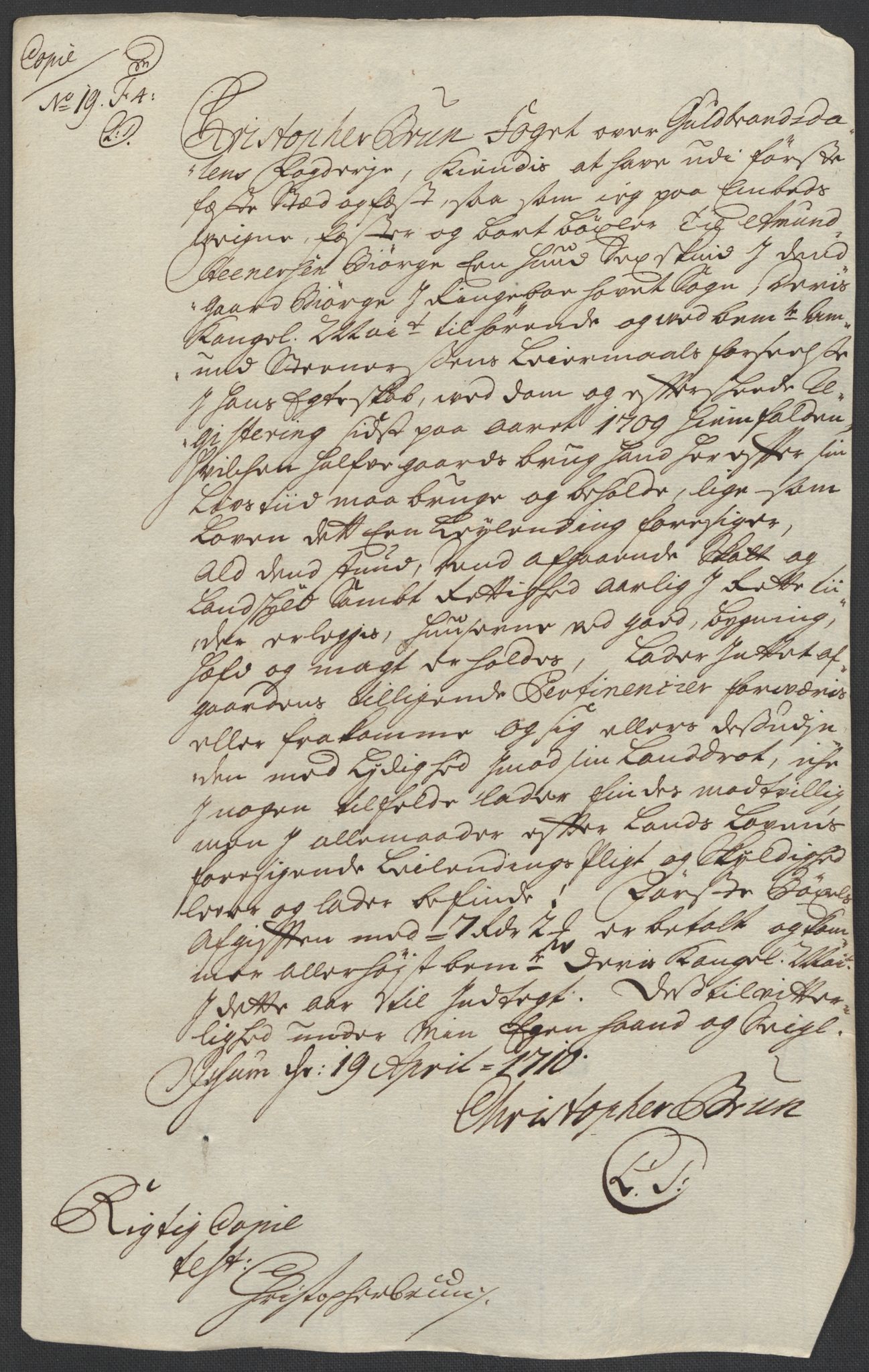 Rentekammeret inntil 1814, Reviderte regnskaper, Fogderegnskap, AV/RA-EA-4092/R17/L1179: Fogderegnskap Gudbrandsdal, 1708-1710, s. 338