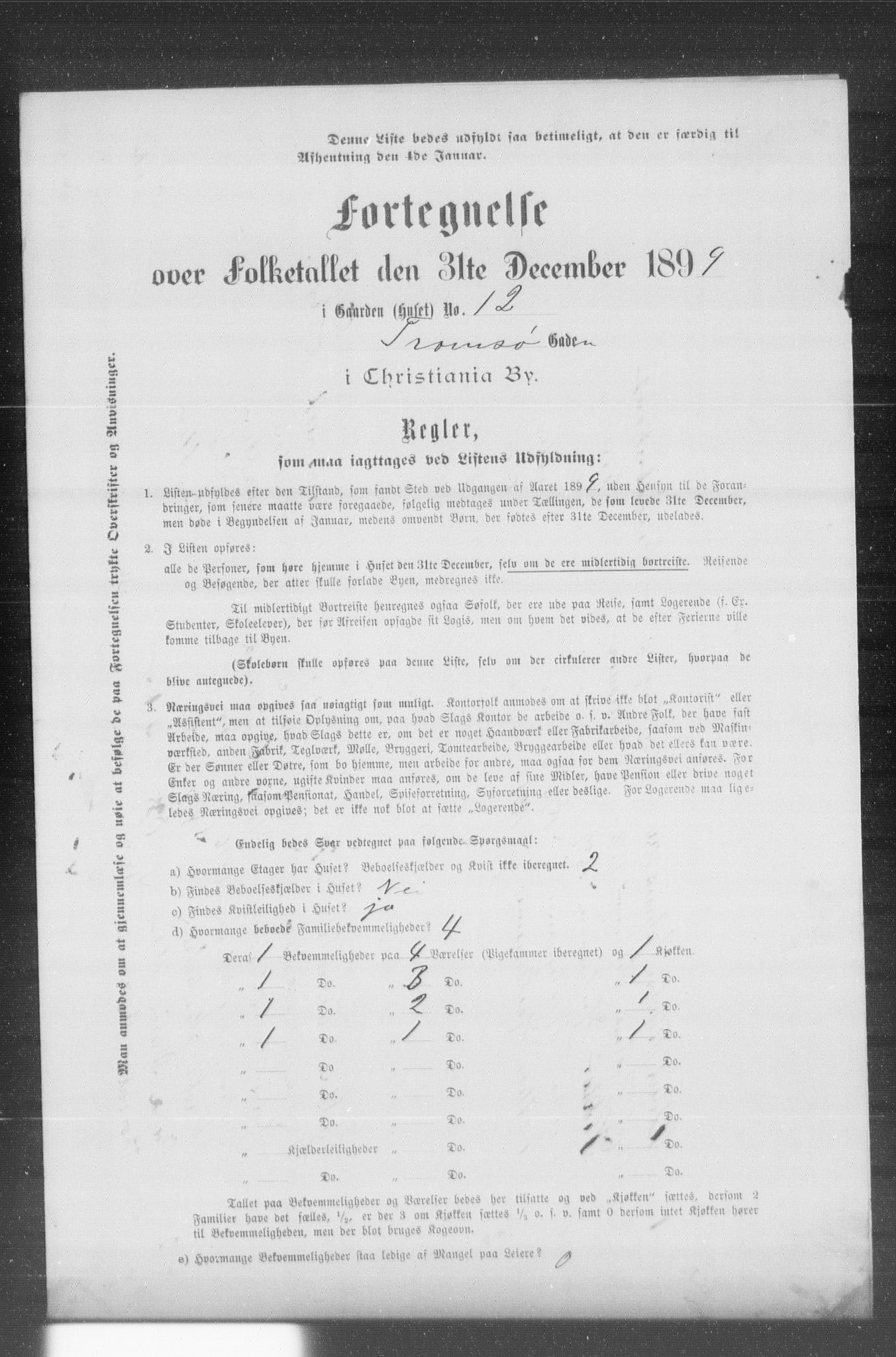 OBA, Kommunal folketelling 31.12.1899 for Kristiania kjøpstad, 1899, s. 14942