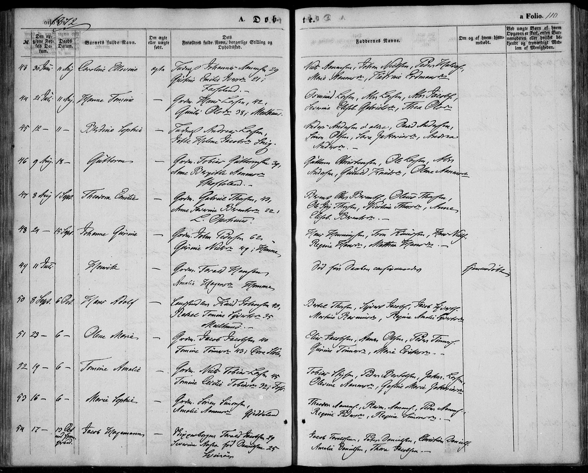 Sør-Audnedal sokneprestkontor, AV/SAK-1111-0039/F/Fa/Fab/L0007: Ministerialbok nr. A 7, 1855-1876, s. 110