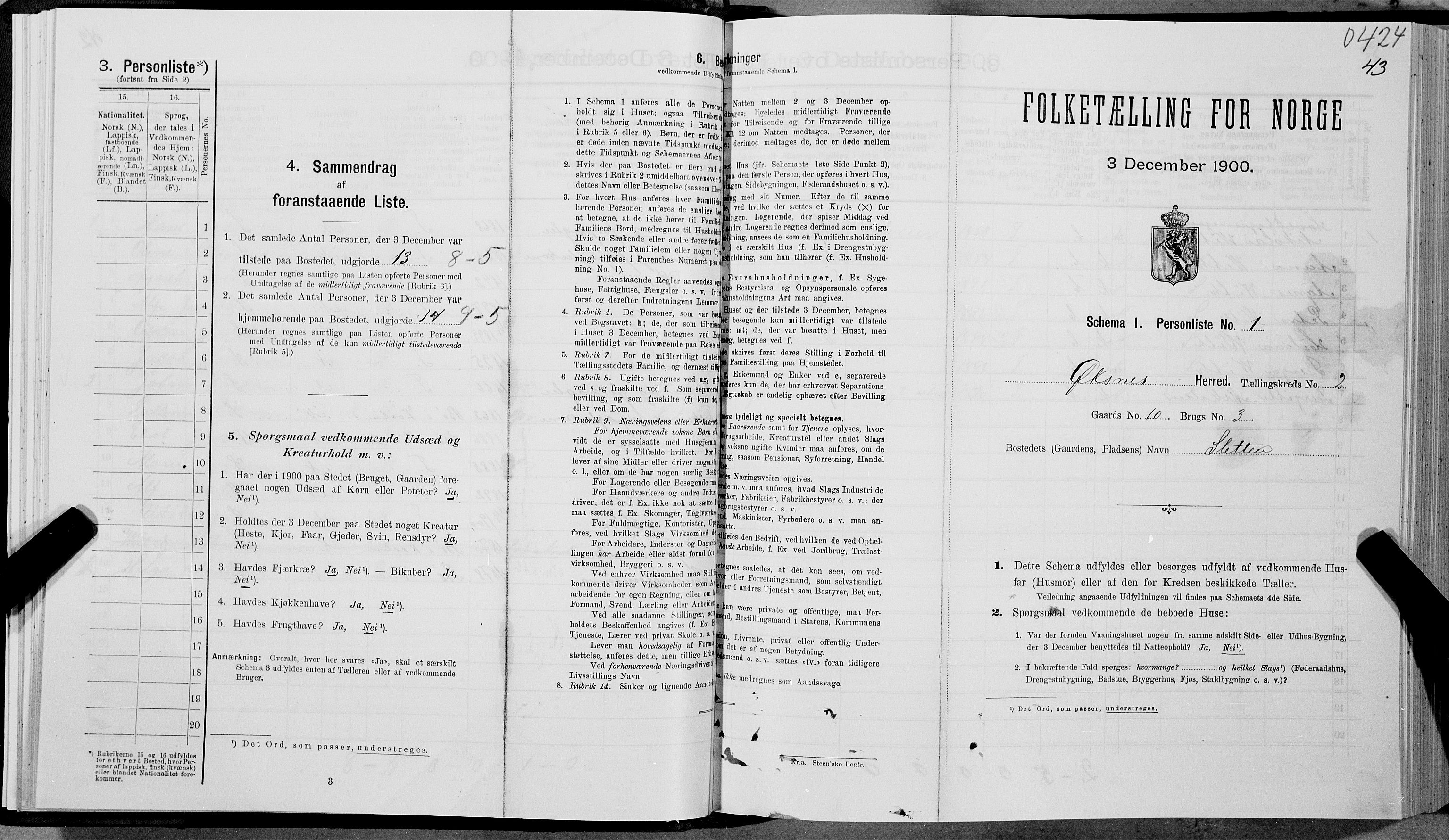 SAT, Folketelling 1900 for 1868 Øksnes herred, 1900, s. 65
