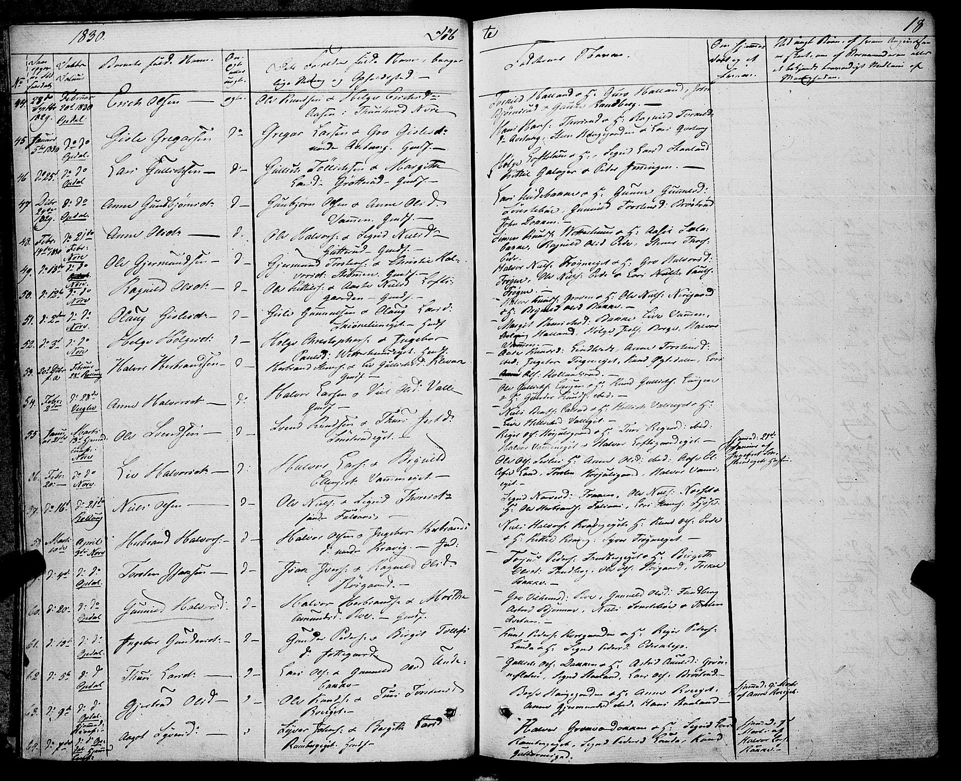 Rollag kirkebøker, SAKO/A-240/F/Fa/L0007: Ministerialbok nr. I 7, 1828-1847, s. 18