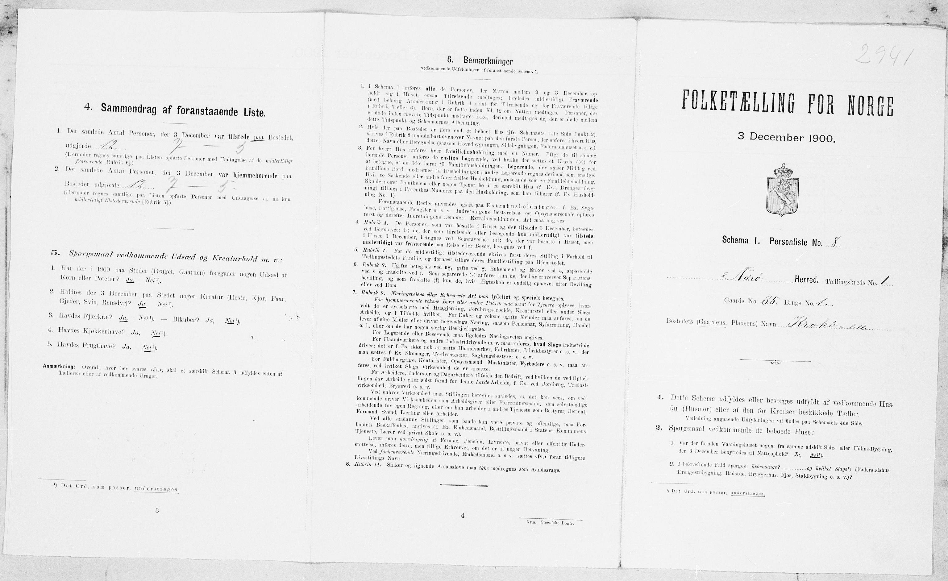 SAT, Folketelling 1900 for 1751 Nærøy herred, 1900, s. 29