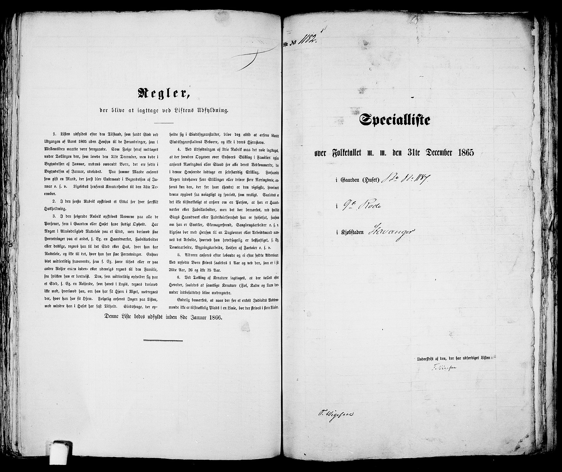 RA, Folketelling 1865 for 1103 Stavanger kjøpstad, 1865, s. 2389