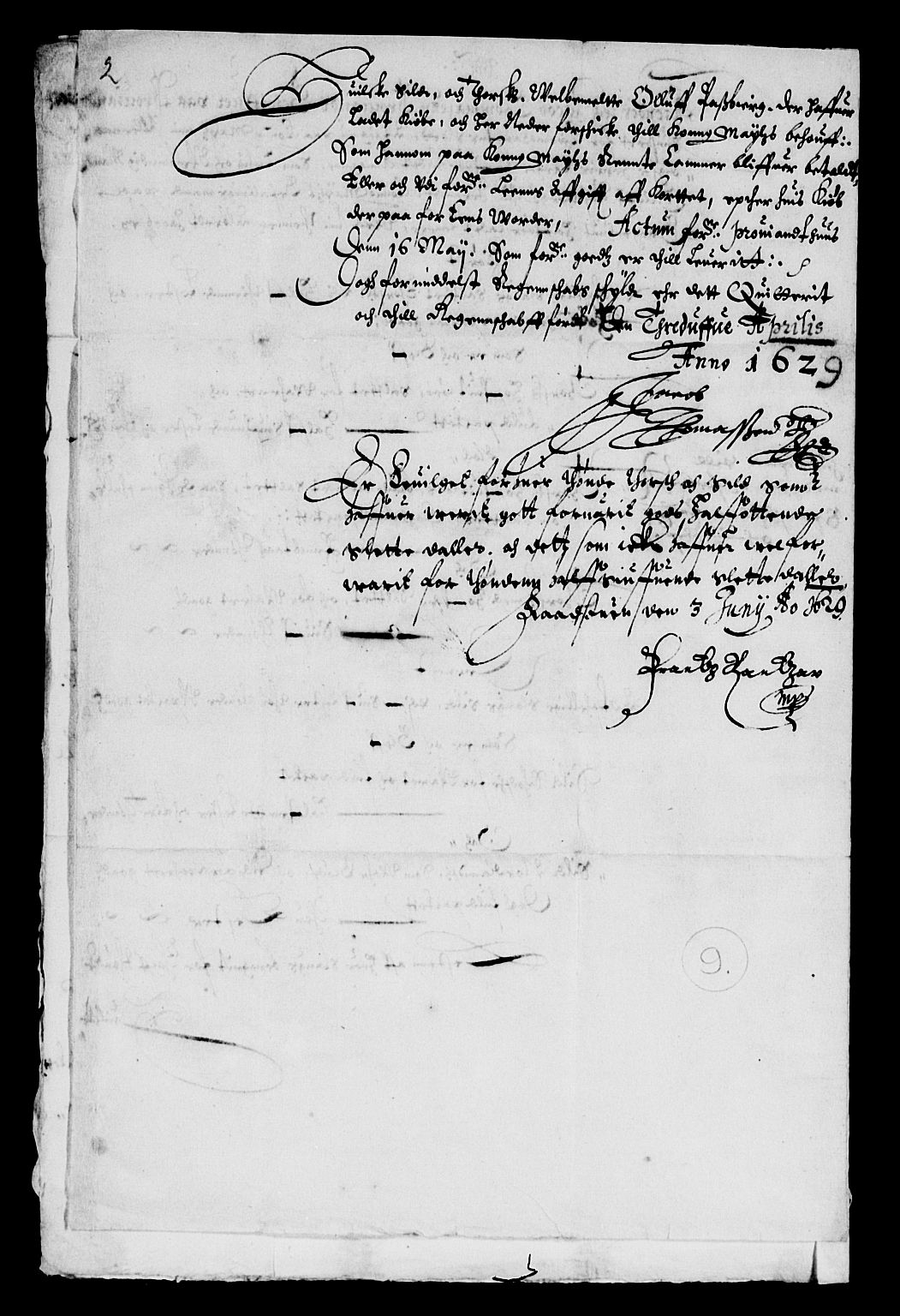 Rentekammeret inntil 1814, Reviderte regnskaper, Lensregnskaper, AV/RA-EA-5023/R/Rb/Rbt/L0048: Bergenhus len, 1628-1629