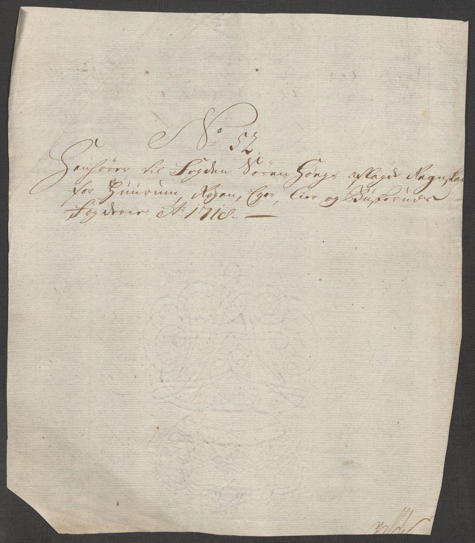 Rentekammeret inntil 1814, Reviderte regnskaper, Fogderegnskap, AV/RA-EA-4092/R31/L1712: Fogderegnskap Hurum, Røyken, Eiker, Lier og Buskerud, 1718, s. 280