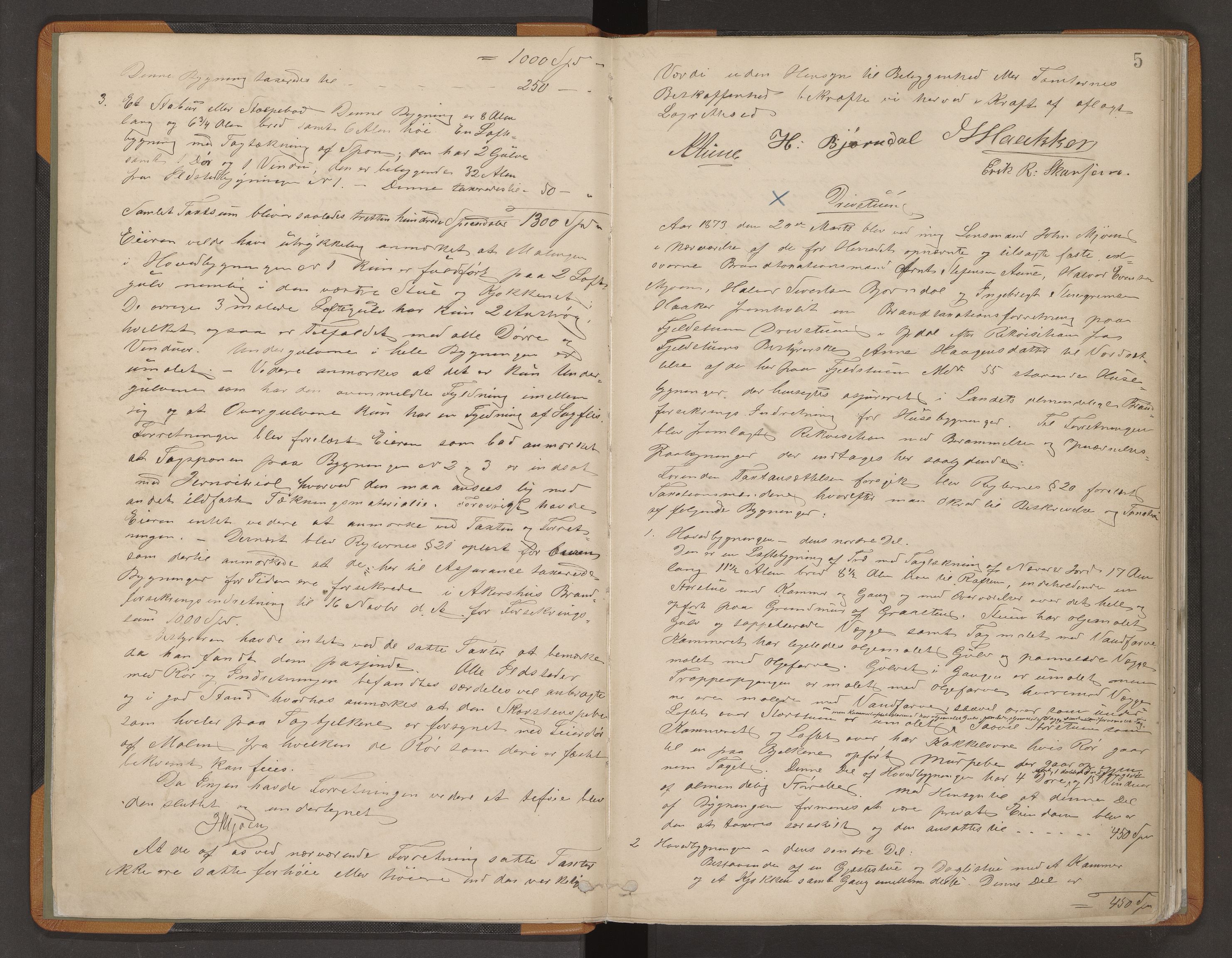 Norges Brannkasse Oppdal, AV/SAT-A-5527/Fa/L0001: Branntakstprotokoll med tekst, 1872-1942