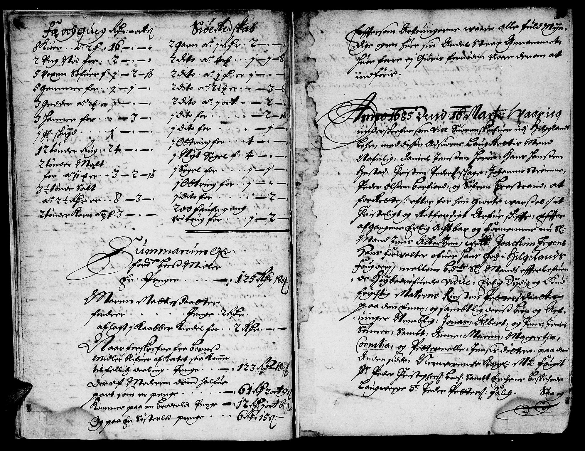 Helgeland sorenskriveri, AV/SAT-A-0004/3/3A/L0001: Skifteprotokoll 1, 1686-1696, s. 9b-10a