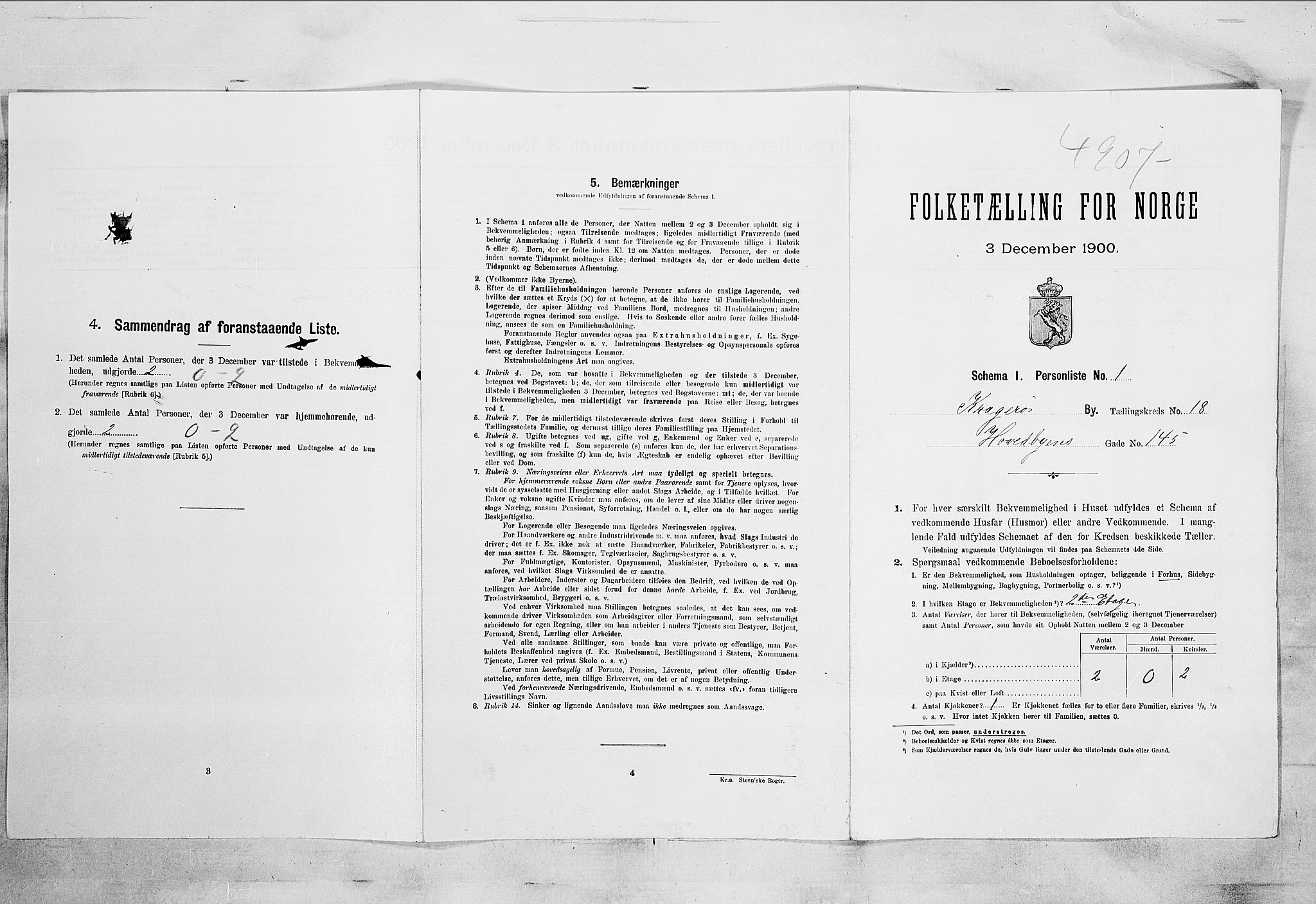 SAKO, Folketelling 1900 for 0801 Kragerø kjøpstad, 1900, s. 2102