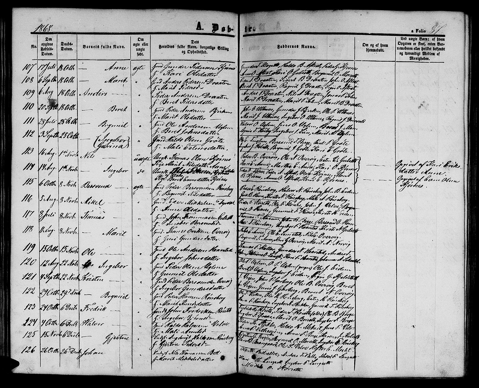 Ministerialprotokoller, klokkerbøker og fødselsregistre - Sør-Trøndelag, SAT/A-1456/695/L1155: Klokkerbok nr. 695C06, 1859-1868, s. 87