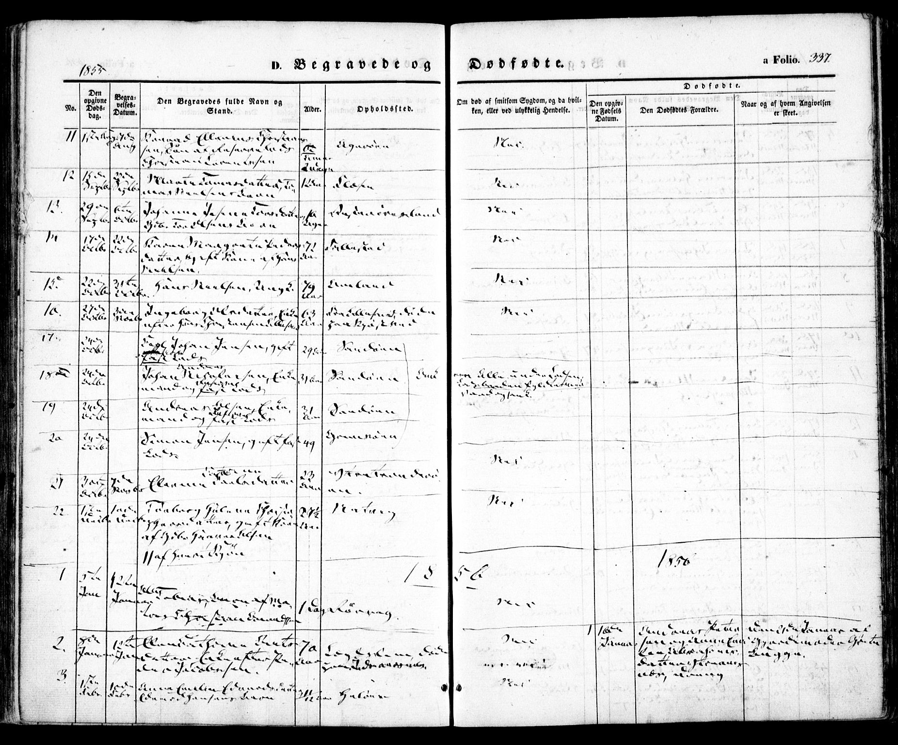 Høvåg sokneprestkontor, SAK/1111-0025/F/Fa/L0003: Ministerialbok nr. A 3, 1843-1858, s. 337