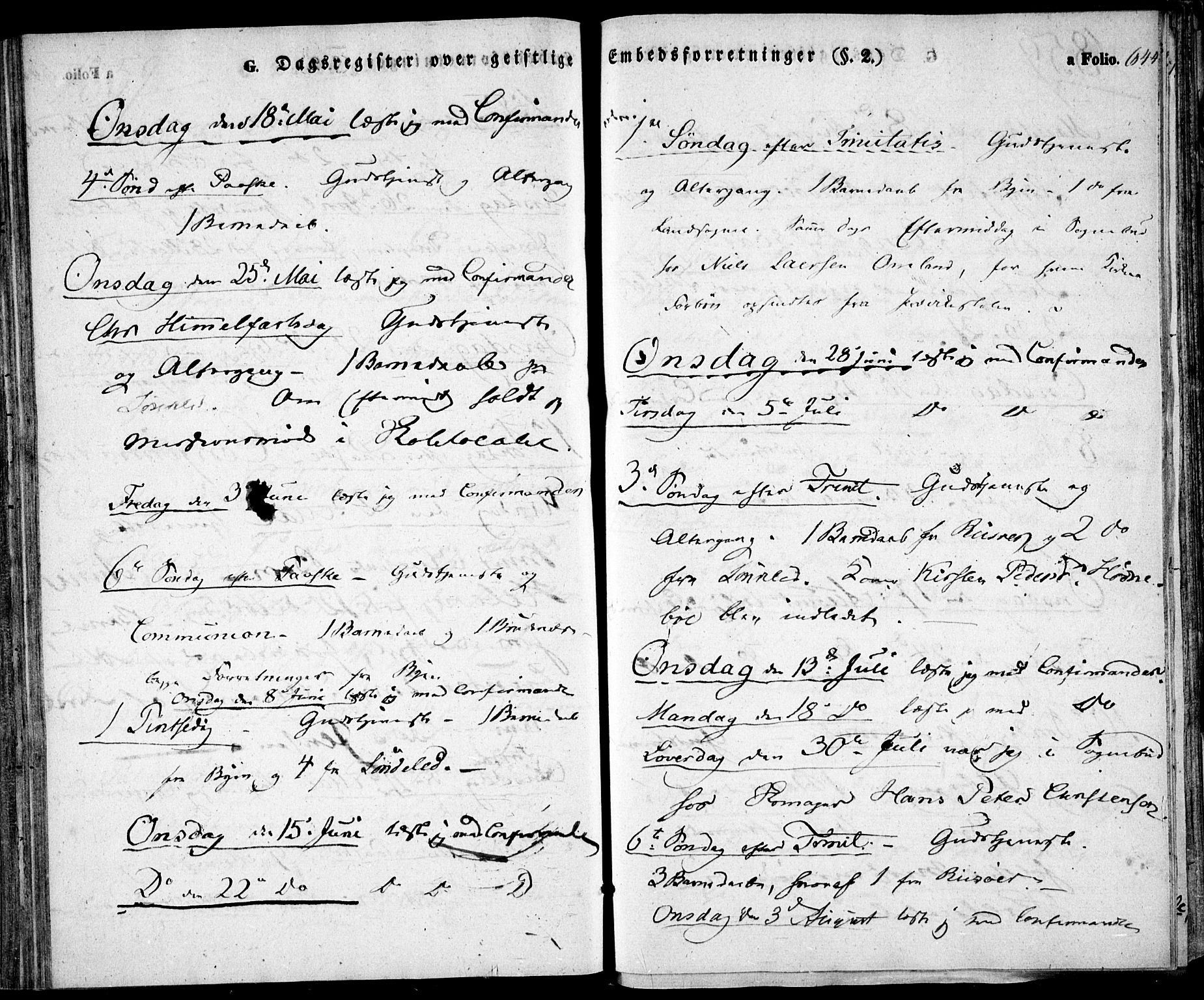 Risør sokneprestkontor, AV/SAK-1111-0035/F/Fa/L0003: Ministerialbok nr. A 3, 1838-1864, s. 644
