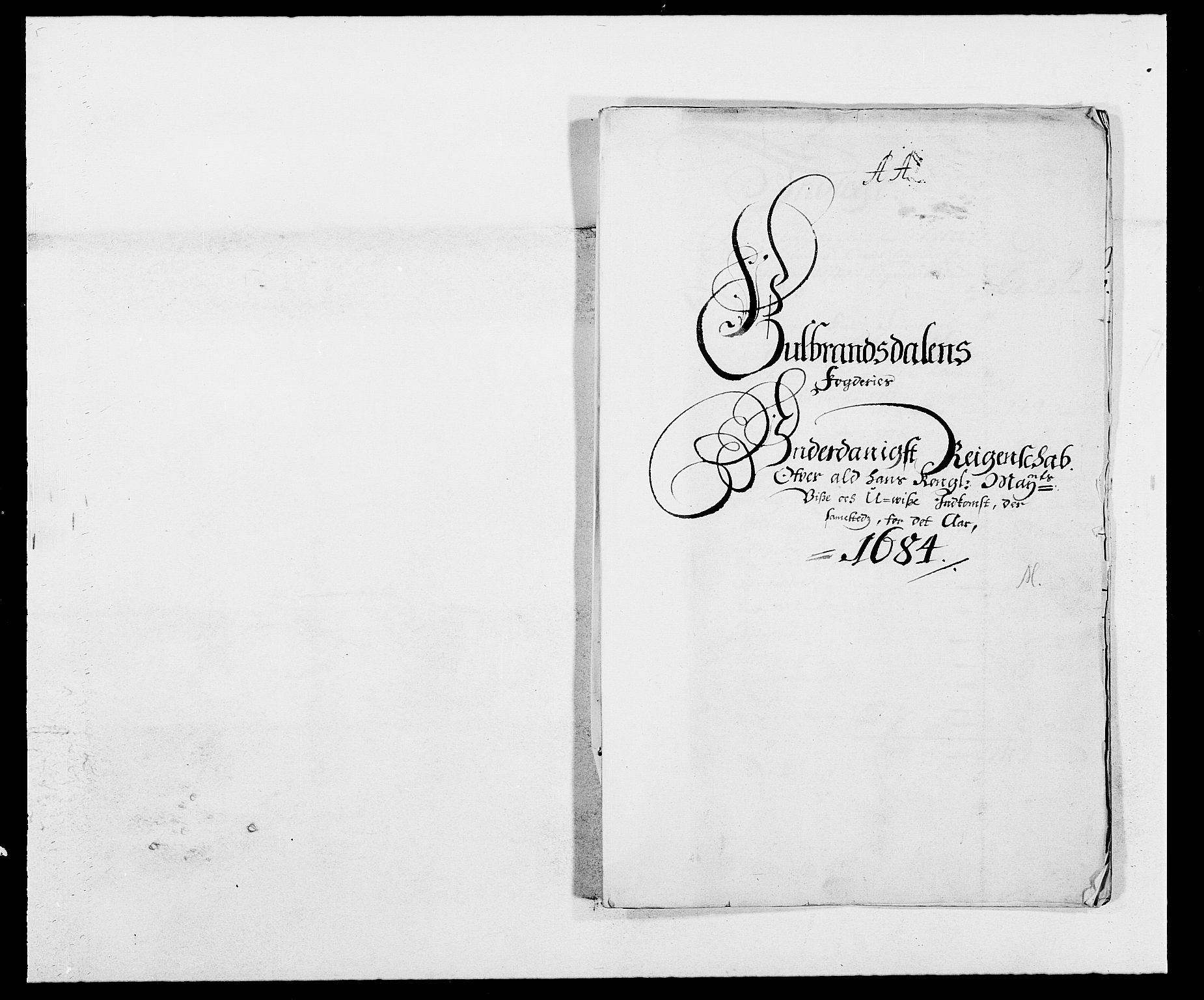 Rentekammeret inntil 1814, Reviderte regnskaper, Fogderegnskap, RA/EA-4092/R17/L1159: Fogderegnskap Gudbrandsdal, 1682-1689, s. 2