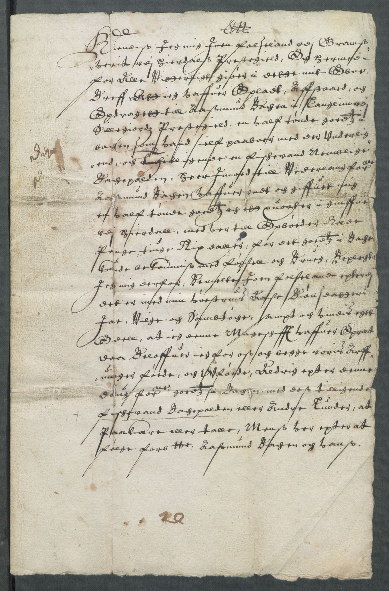 Riksarkivets diplomsamling, RA/EA-5965/F02/L0156: Dokumenter, 1642, s. 13