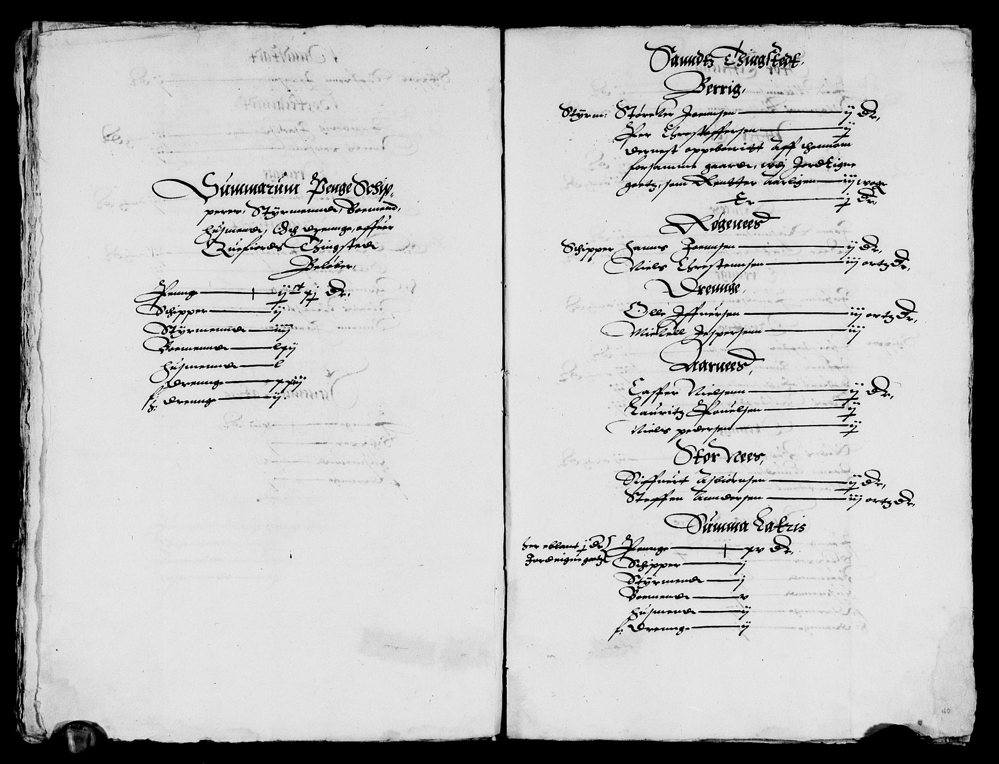 Rentekammeret inntil 1814, Reviderte regnskaper, Lensregnskaper, AV/RA-EA-5023/R/Rb/Rbz/L0001: Nordlandenes len, 1592-1611