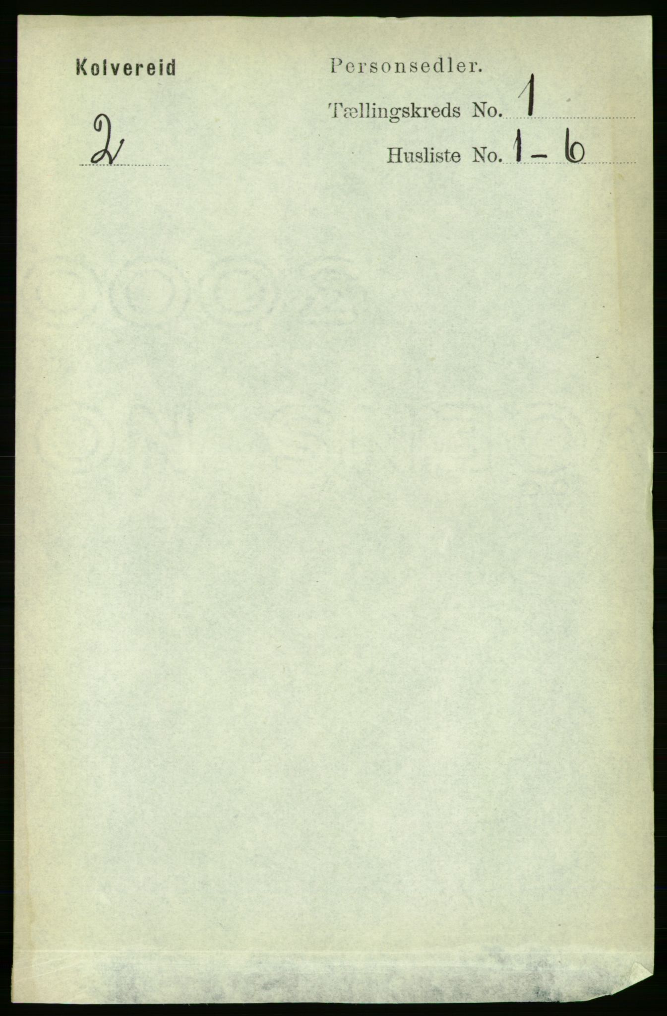 RA, Folketelling 1891 for 1752 Kolvereid herred, 1891, s. 42