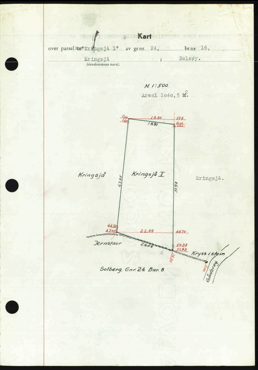 Romsdal sorenskriveri, AV/SAT-A-4149/1/2/2C: Pantebok nr. A29, 1949-1949, Dagboknr: 951/1949