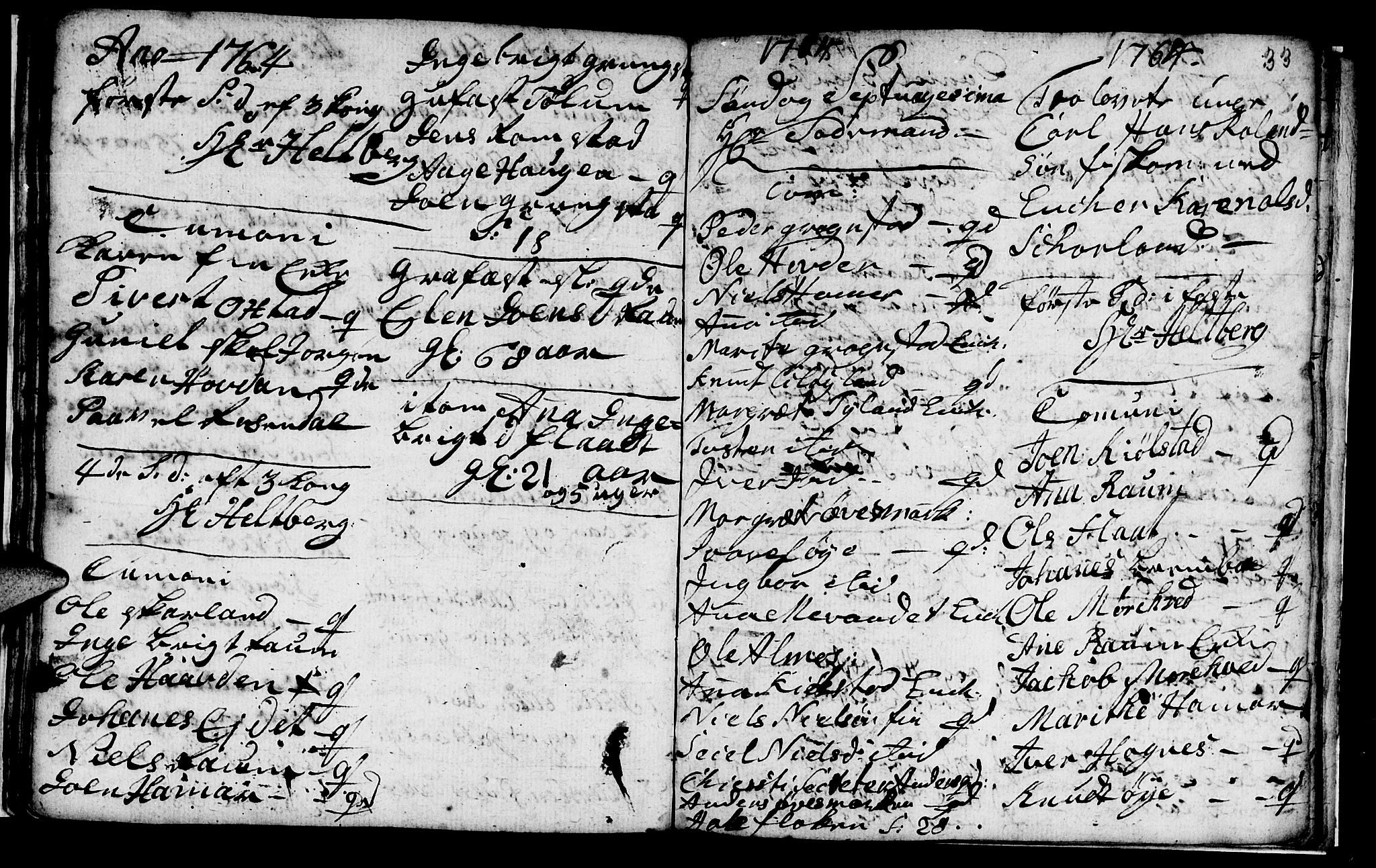 Ministerialprotokoller, klokkerbøker og fødselsregistre - Nord-Trøndelag, AV/SAT-A-1458/765/L0561: Ministerialbok nr. 765A02, 1758-1765, s. 33
