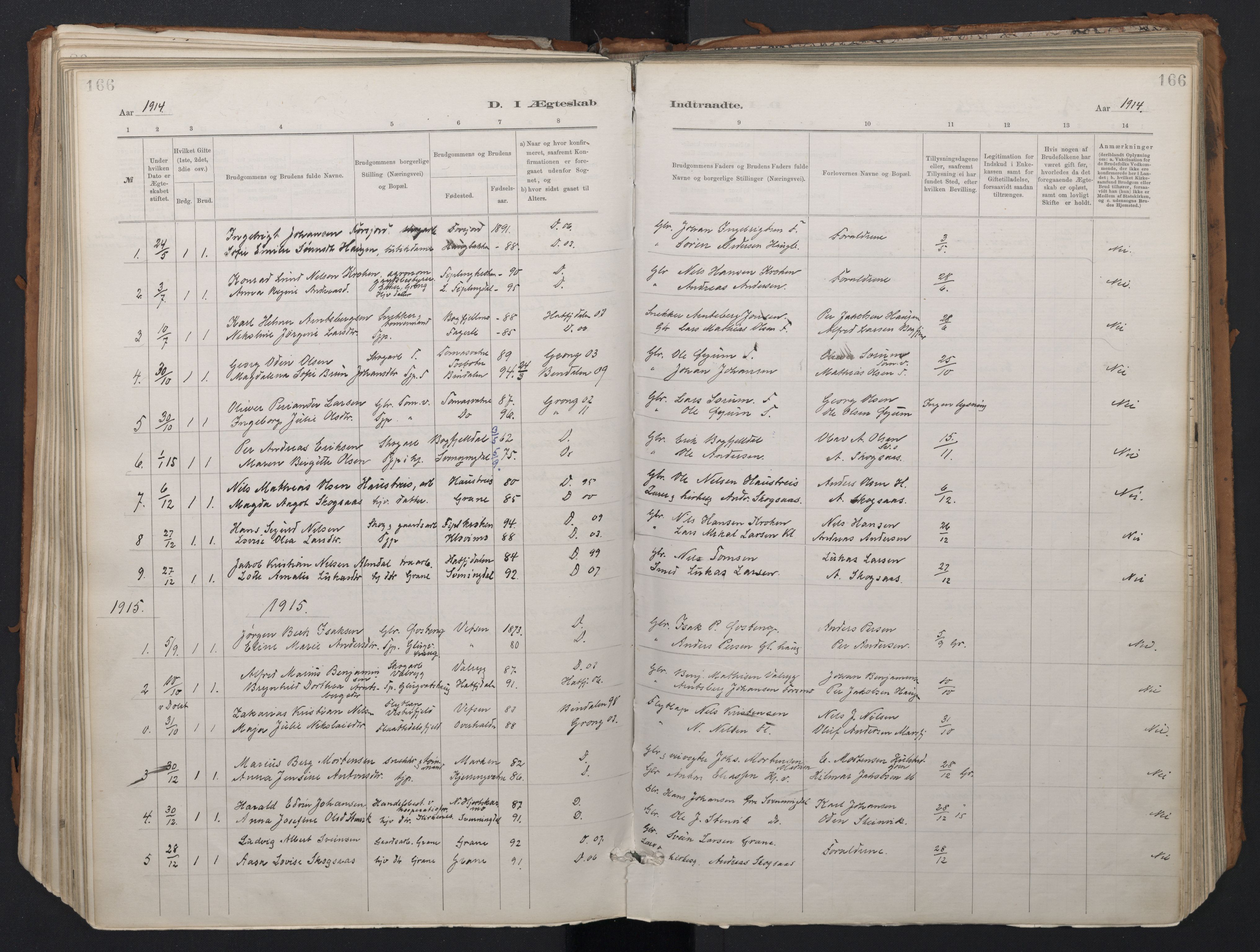 Ministerialprotokoller, klokkerbøker og fødselsregistre - Nordland, AV/SAT-A-1459/824/L0338: Ministerialbok nr. 824A01, 1880-1915, s. 166