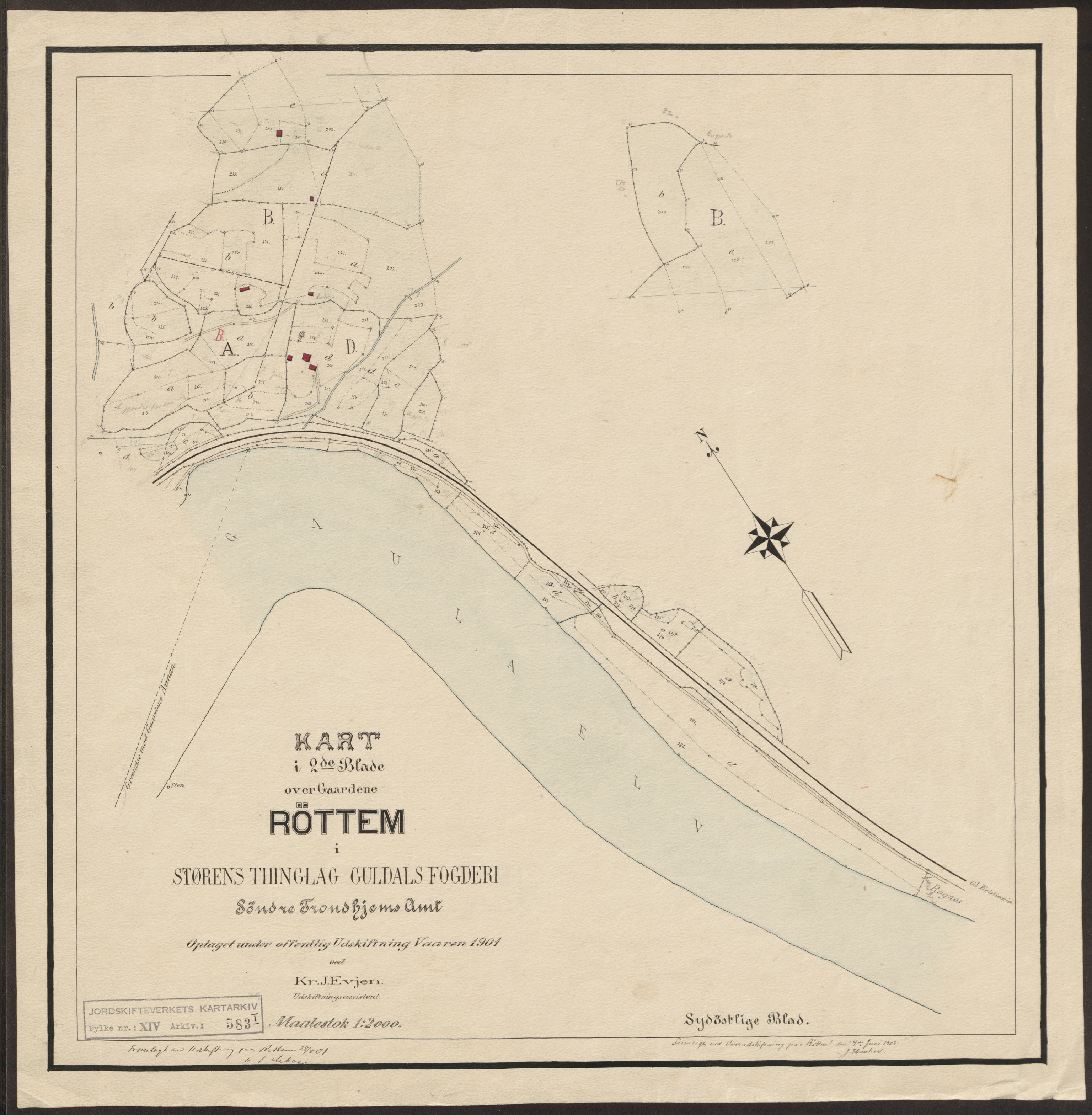 Jordskifteverkets kartarkiv, AV/RA-S-3929/T, 1859-1988, s. 801