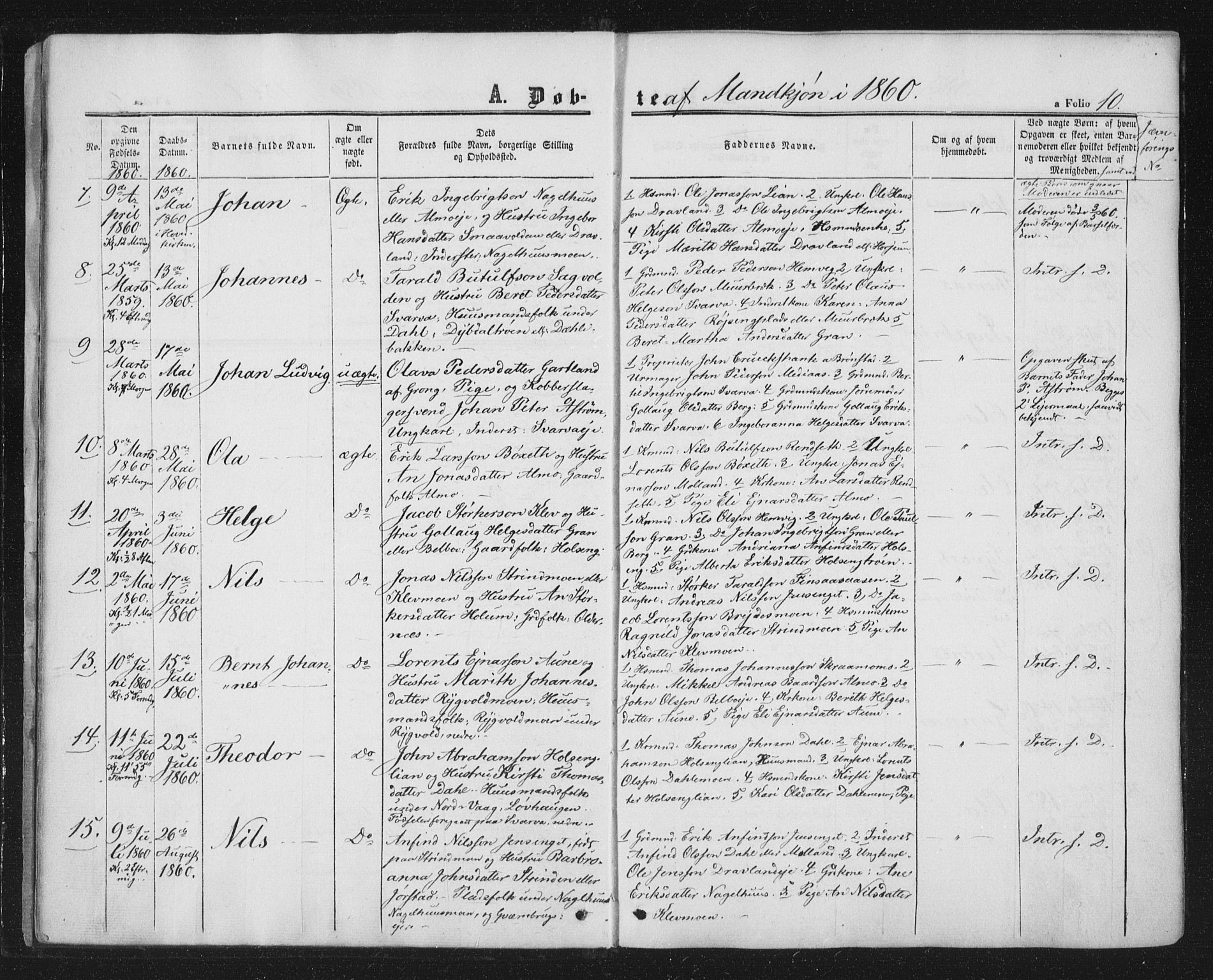 Ministerialprotokoller, klokkerbøker og fødselsregistre - Nord-Trøndelag, AV/SAT-A-1458/749/L0472: Ministerialbok nr. 749A06, 1857-1873, s. 10
