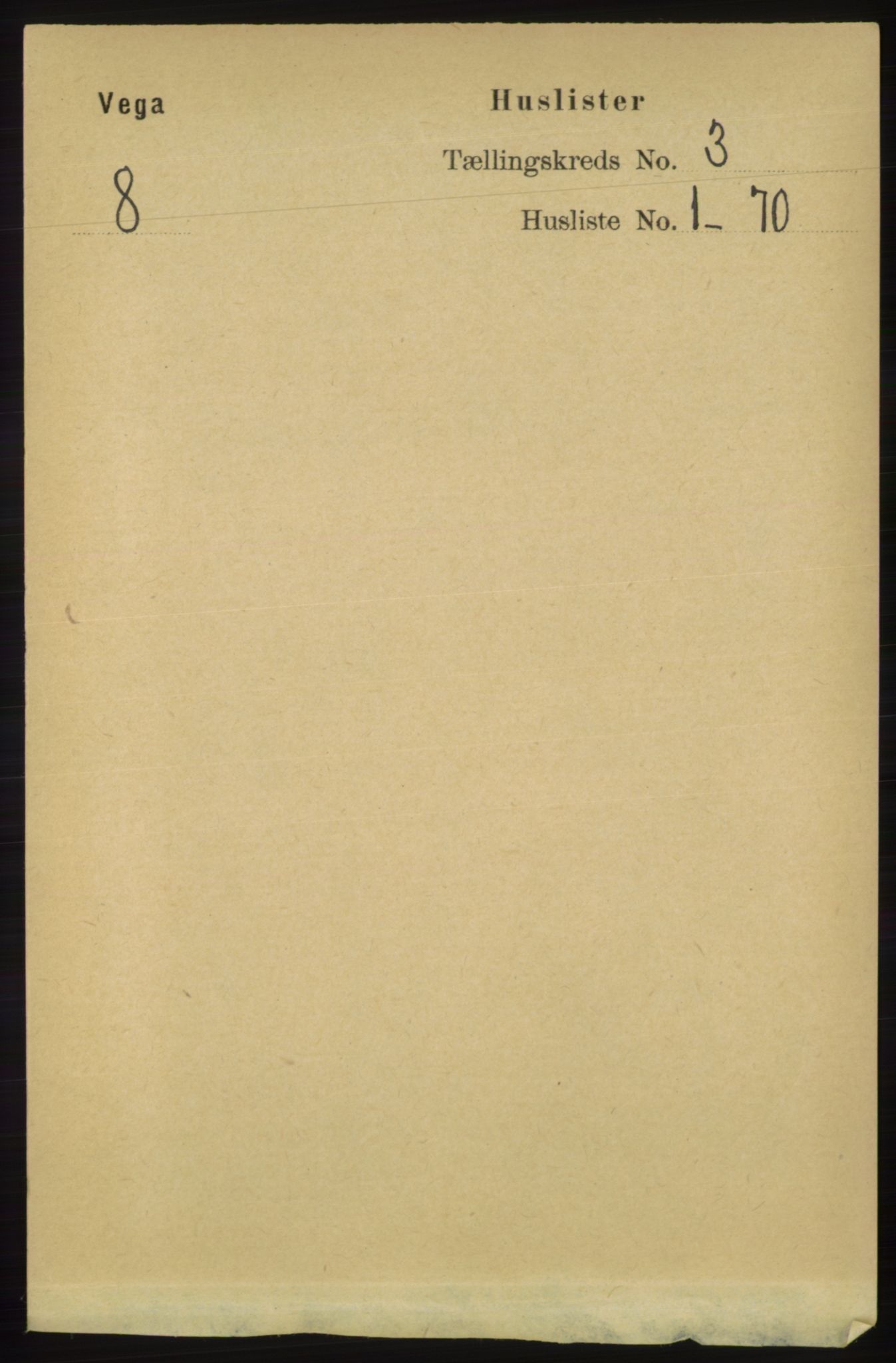 RA, Folketelling 1891 for 1815 Vega herred, 1891, s. 851
