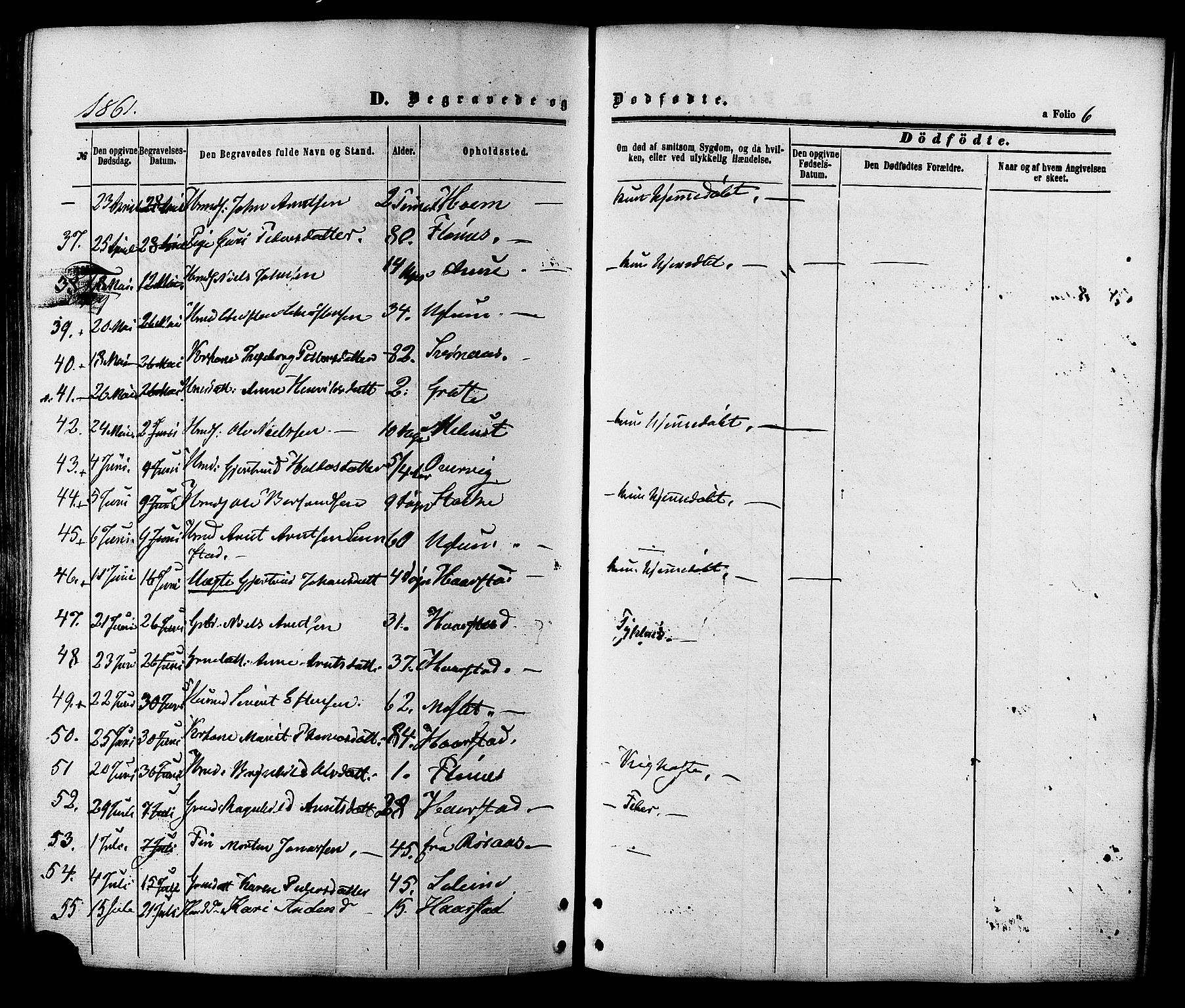 Ministerialprotokoller, klokkerbøker og fødselsregistre - Sør-Trøndelag, SAT/A-1456/695/L1147: Ministerialbok nr. 695A07, 1860-1877, s. 6