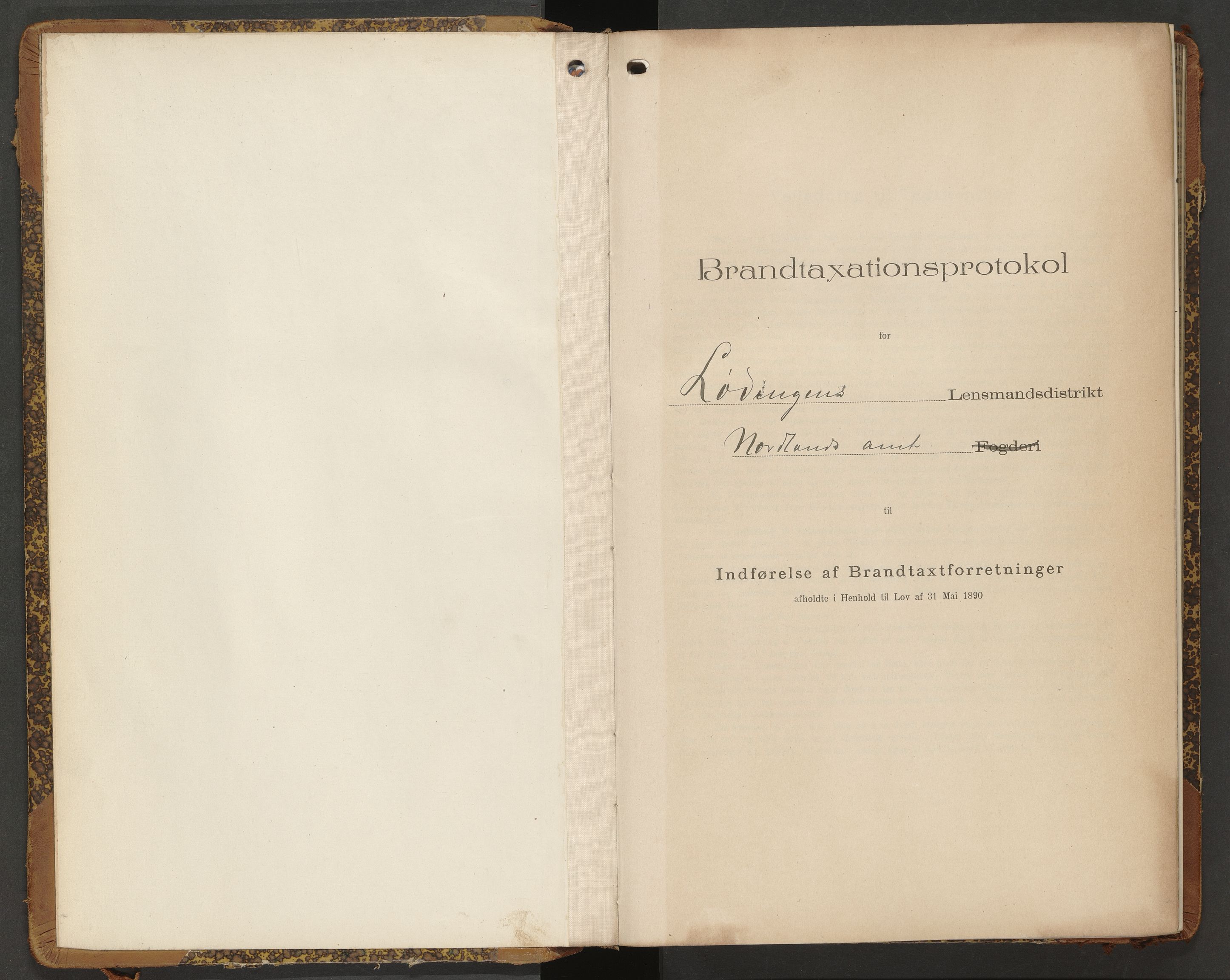 Norges Brannkasse Lødingen og Tjeldsund, AV/SAT-A-5583/Fb/L0005: Branntakstprotokoll, 1911-1916