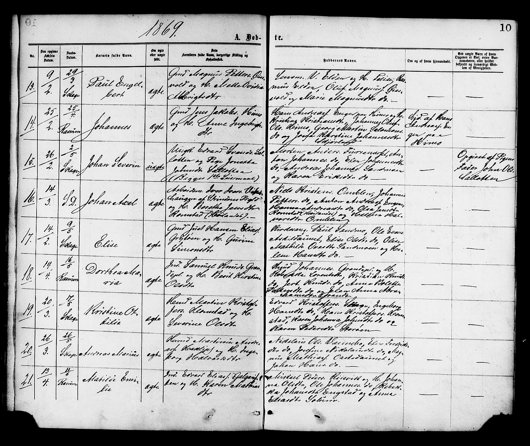 Ministerialprotokoller, klokkerbøker og fødselsregistre - Nord-Trøndelag, AV/SAT-A-1458/764/L0554: Ministerialbok nr. 764A09, 1867-1880, s. 10