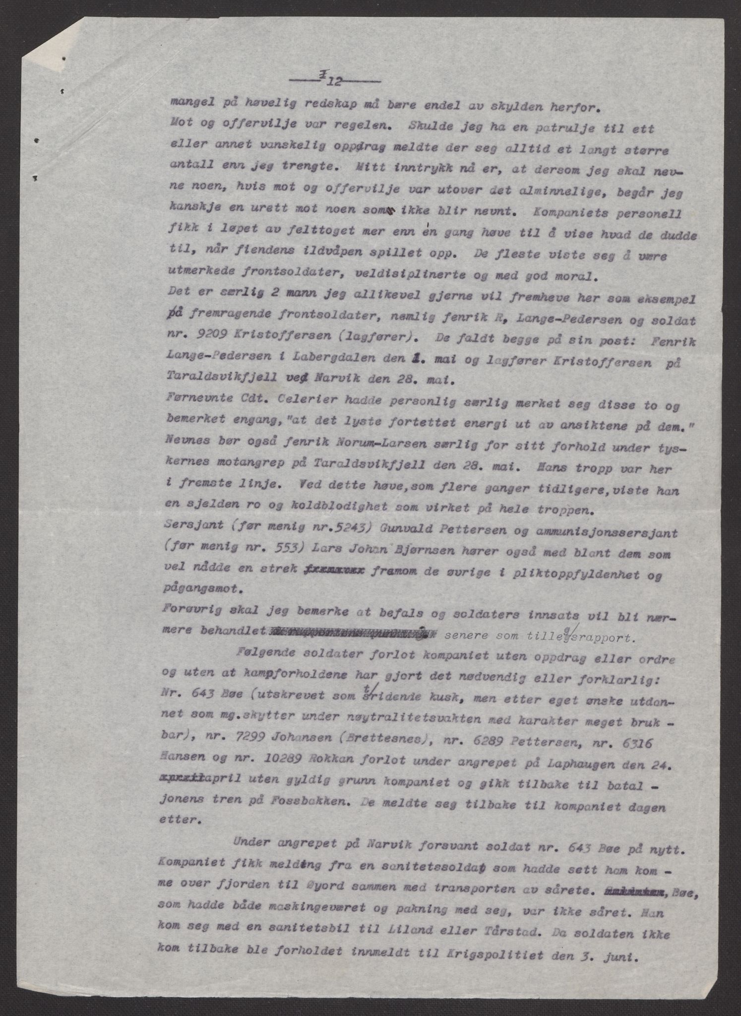 Forsvaret, Forsvarets krigshistoriske avdeling, AV/RA-RAFA-2017/Y/Yb/L0147: II-C-11-622  -  6. Divisjon, 1940, s. 199