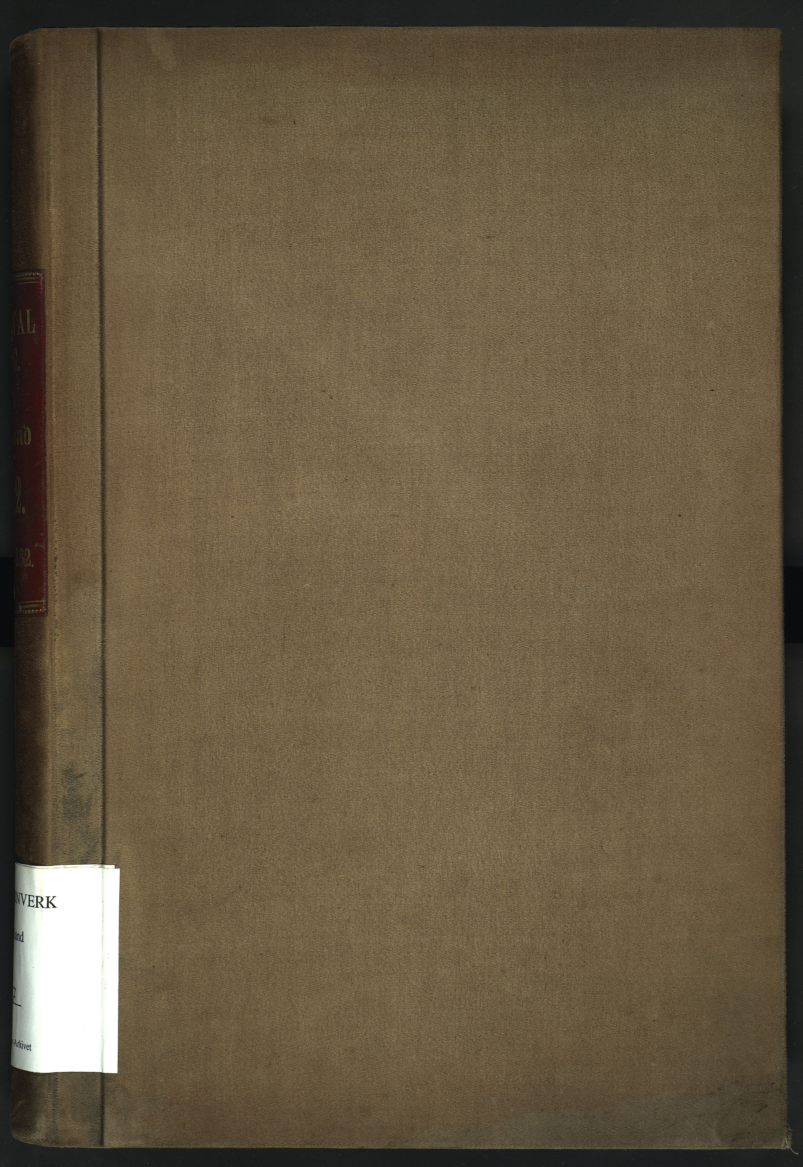 Egelands Verk, NESJ/NJM-002/07/L0007: Kapital-bok, 1882