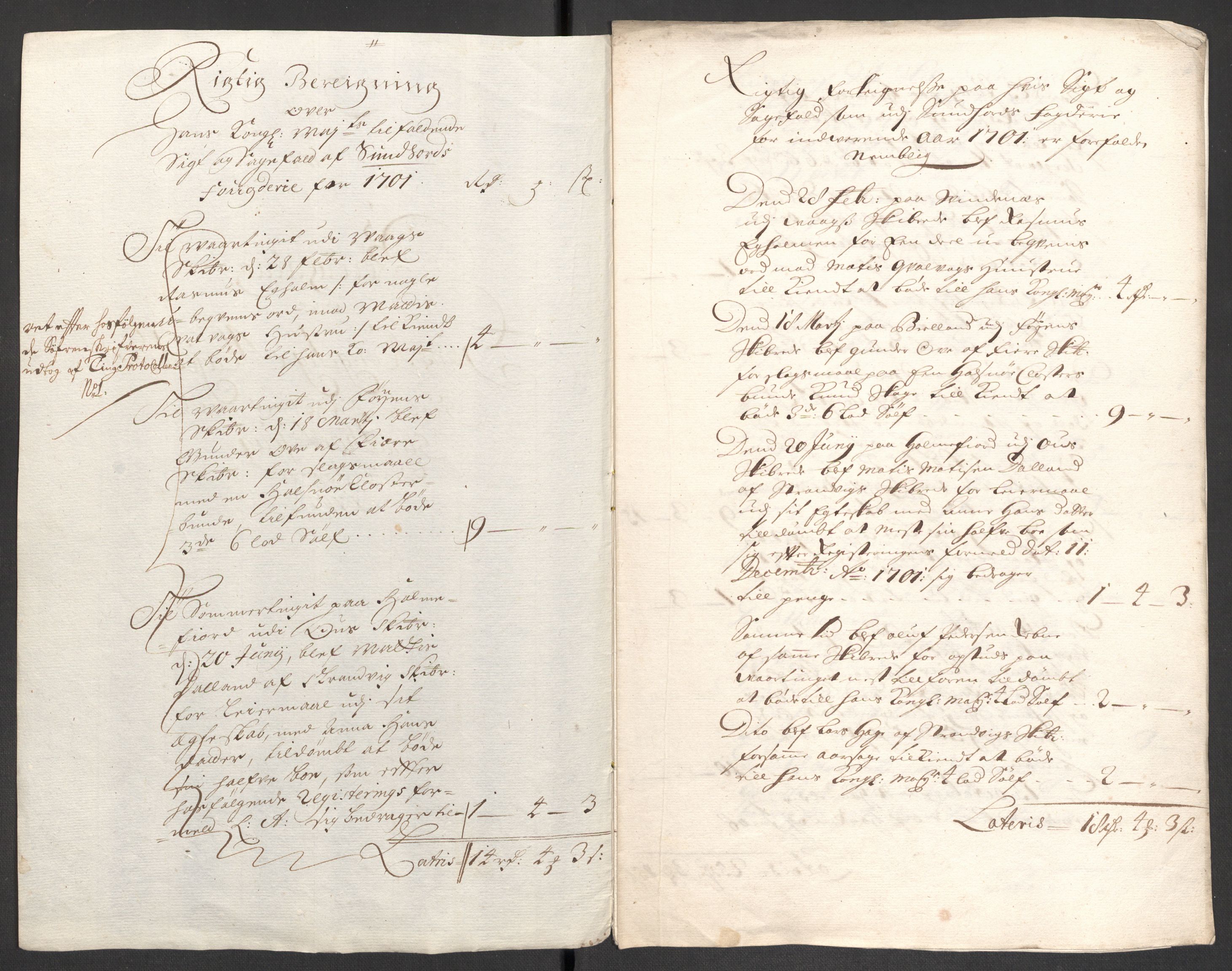 Rentekammeret inntil 1814, Reviderte regnskaper, Fogderegnskap, RA/EA-4092/R48/L2979: Fogderegnskap Sunnhordland og Hardanger, 1700-1701, s. 335