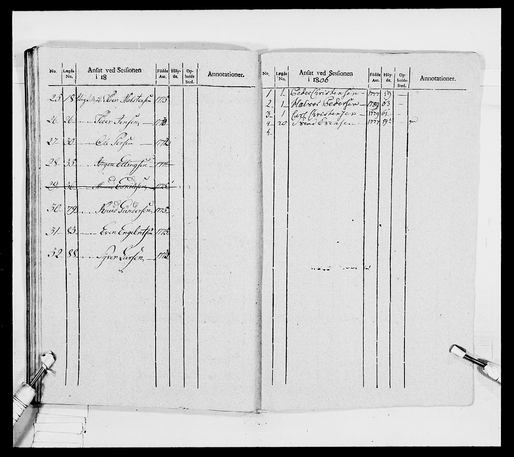 Generalitets- og kommissariatskollegiet, Det kongelige norske kommissariatskollegium, RA/EA-5420/E/Eh/L0032a: Nordafjelske gevorbne infanteriregiment, 1806, s. 251