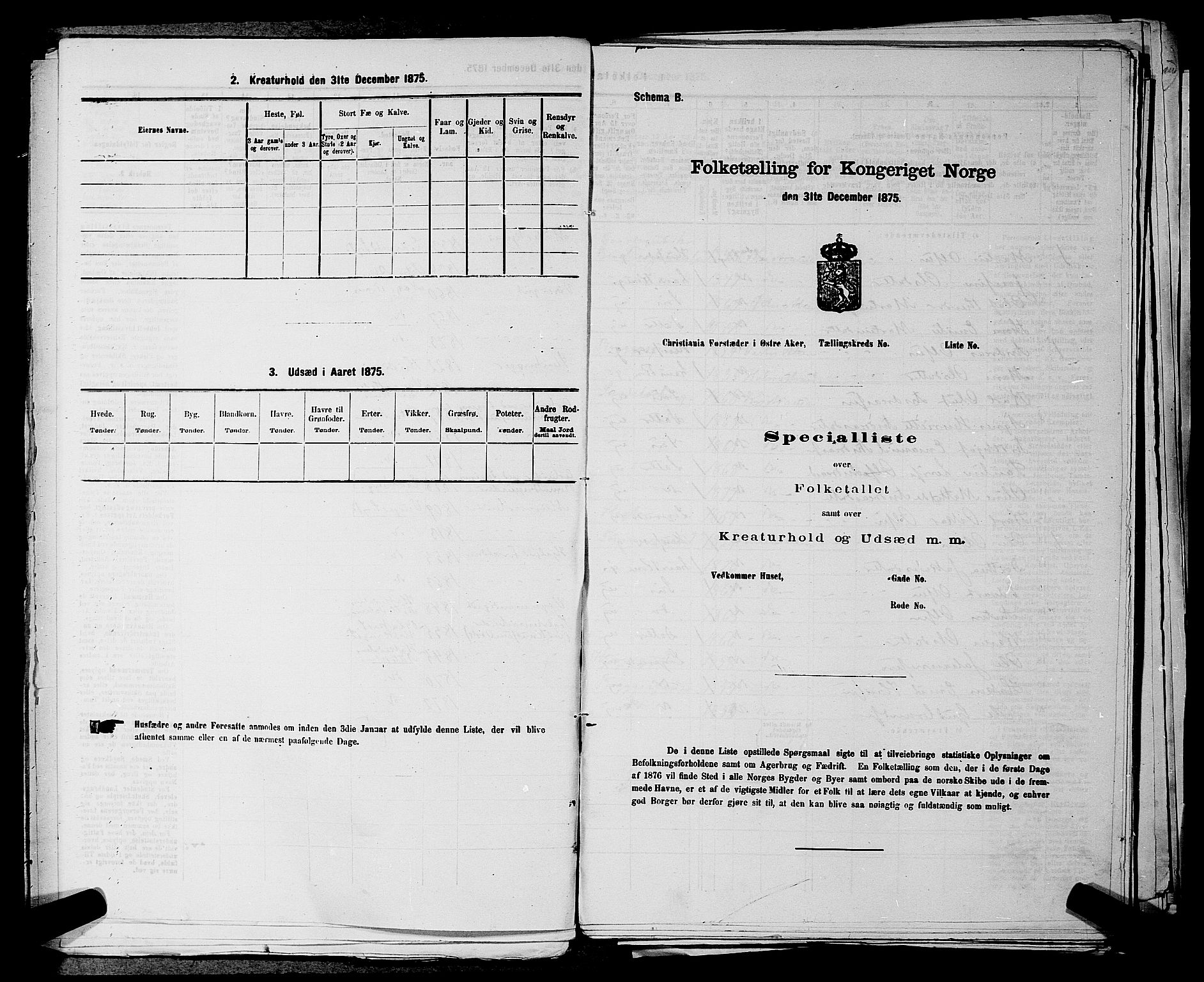 RA, Folketelling 1875 for 0218bP Østre Aker prestegjeld, 1875, s. 2271