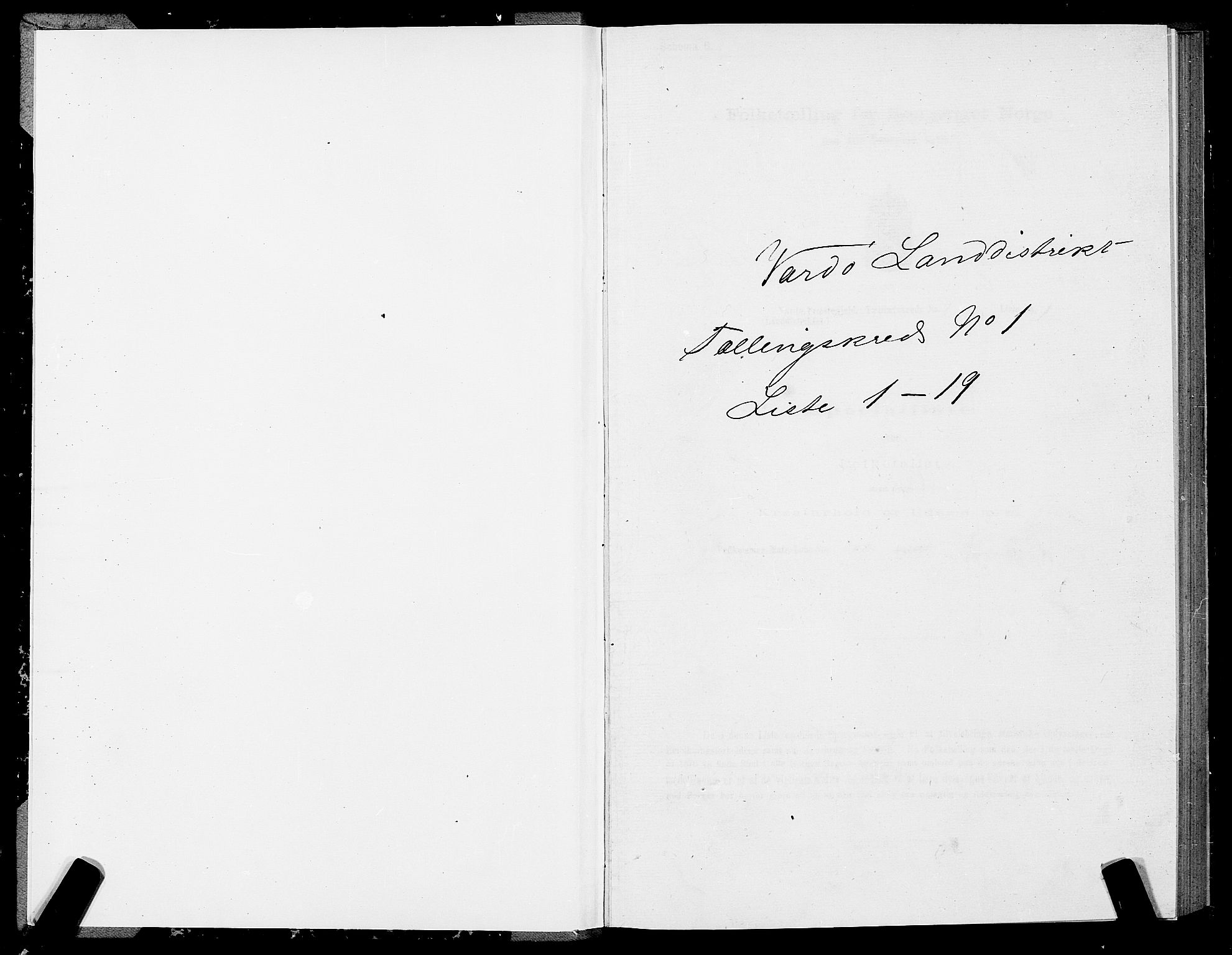 SATØ, Folketelling 1875 for 2028L Vardø prestegjeld, Vardø landsokn, 1875