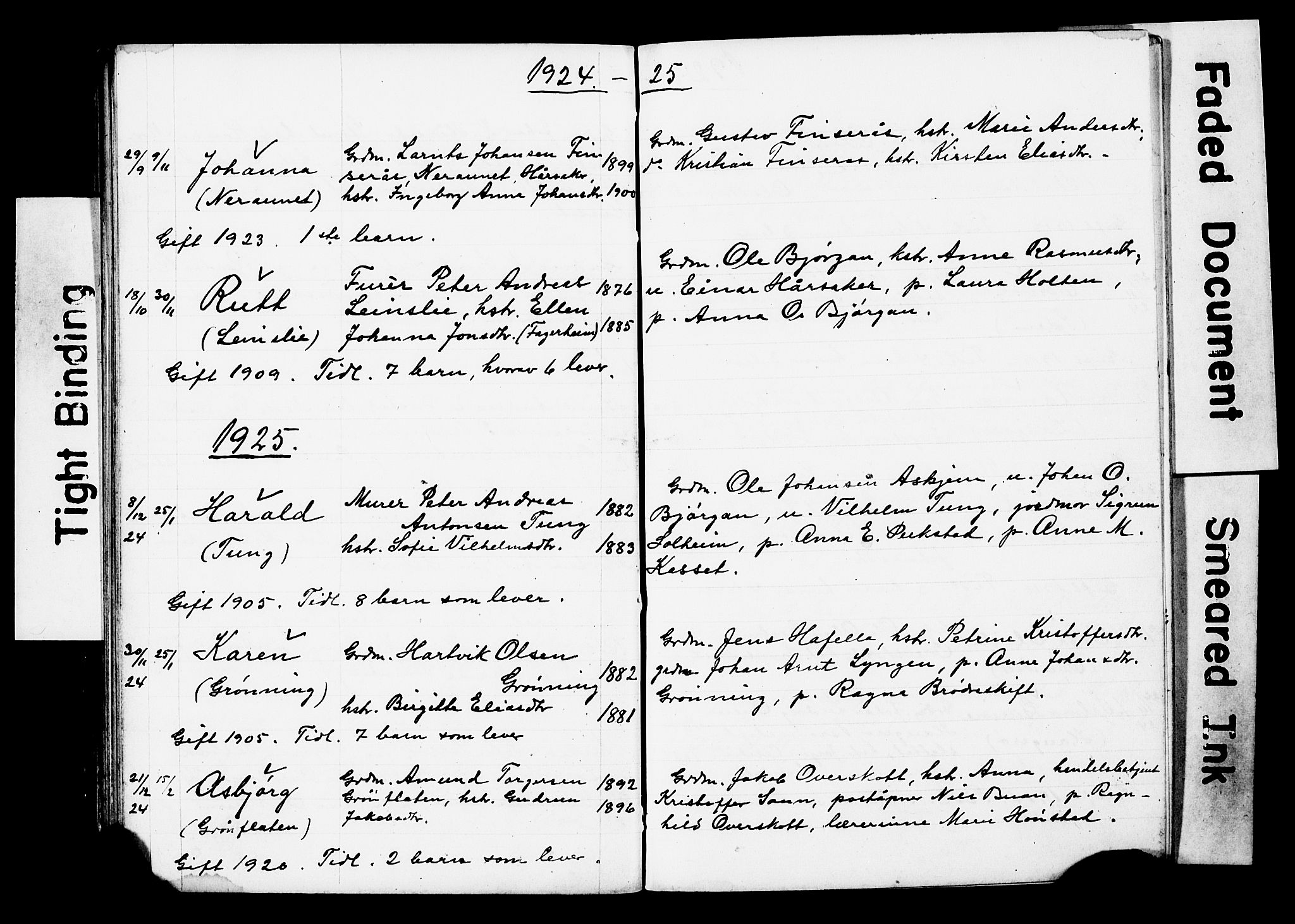 Ministerialprotokoller, klokkerbøker og fødselsregistre - Sør-Trøndelag, SAT/A-1456/646/L0631: Klokkerbok nr. 646C04, 1917-1930