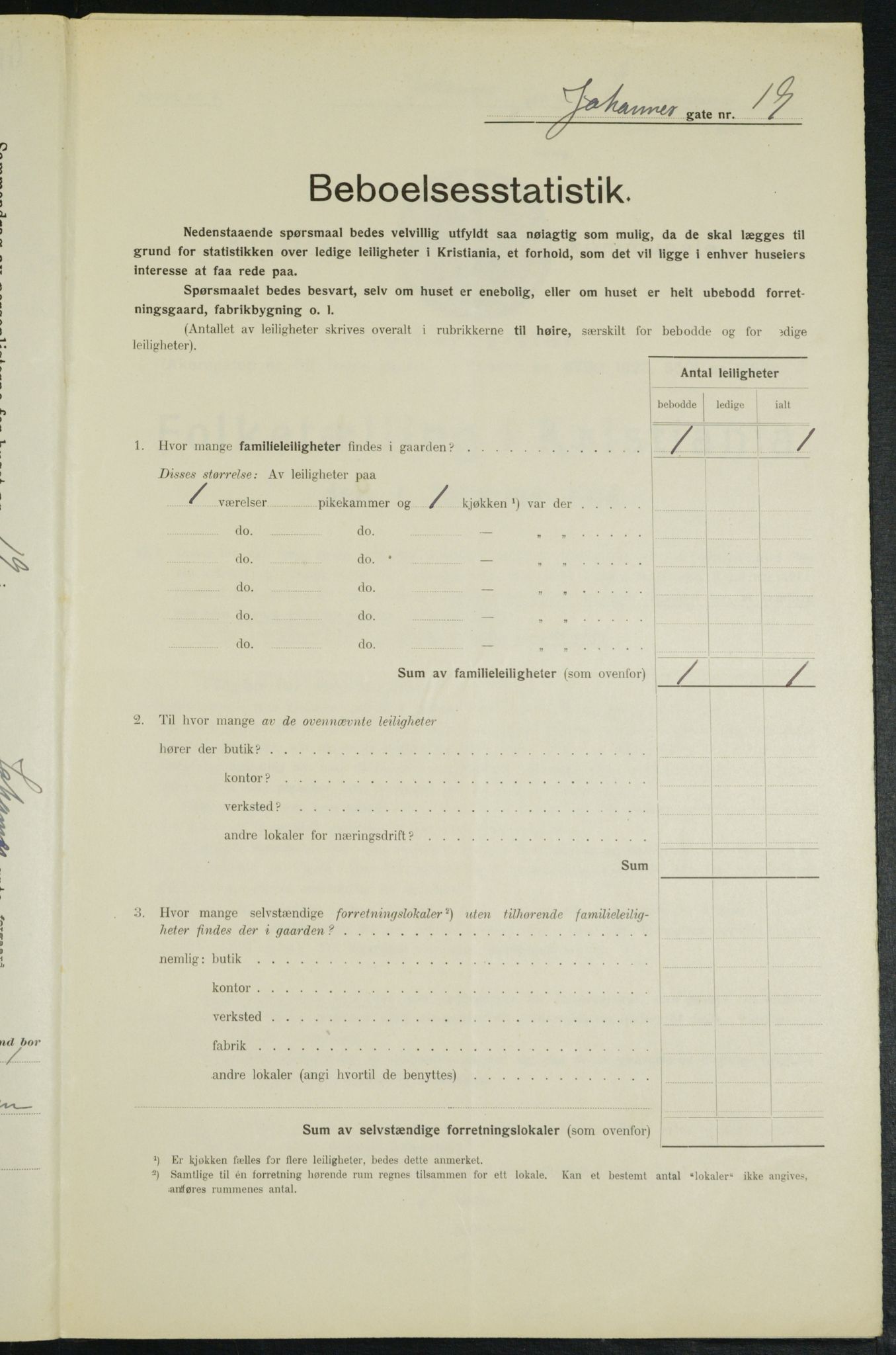 OBA, Kommunal folketelling 1.2.1914 for Kristiania, 1914, s. 47315