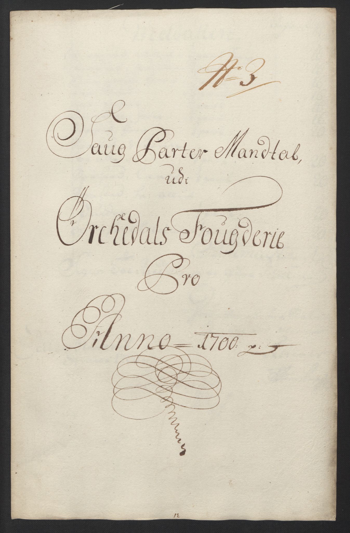 Rentekammeret inntil 1814, Reviderte regnskaper, Fogderegnskap, AV/RA-EA-4092/R60/L3950: Fogderegnskap Orkdal og Gauldal, 1700, s. 107