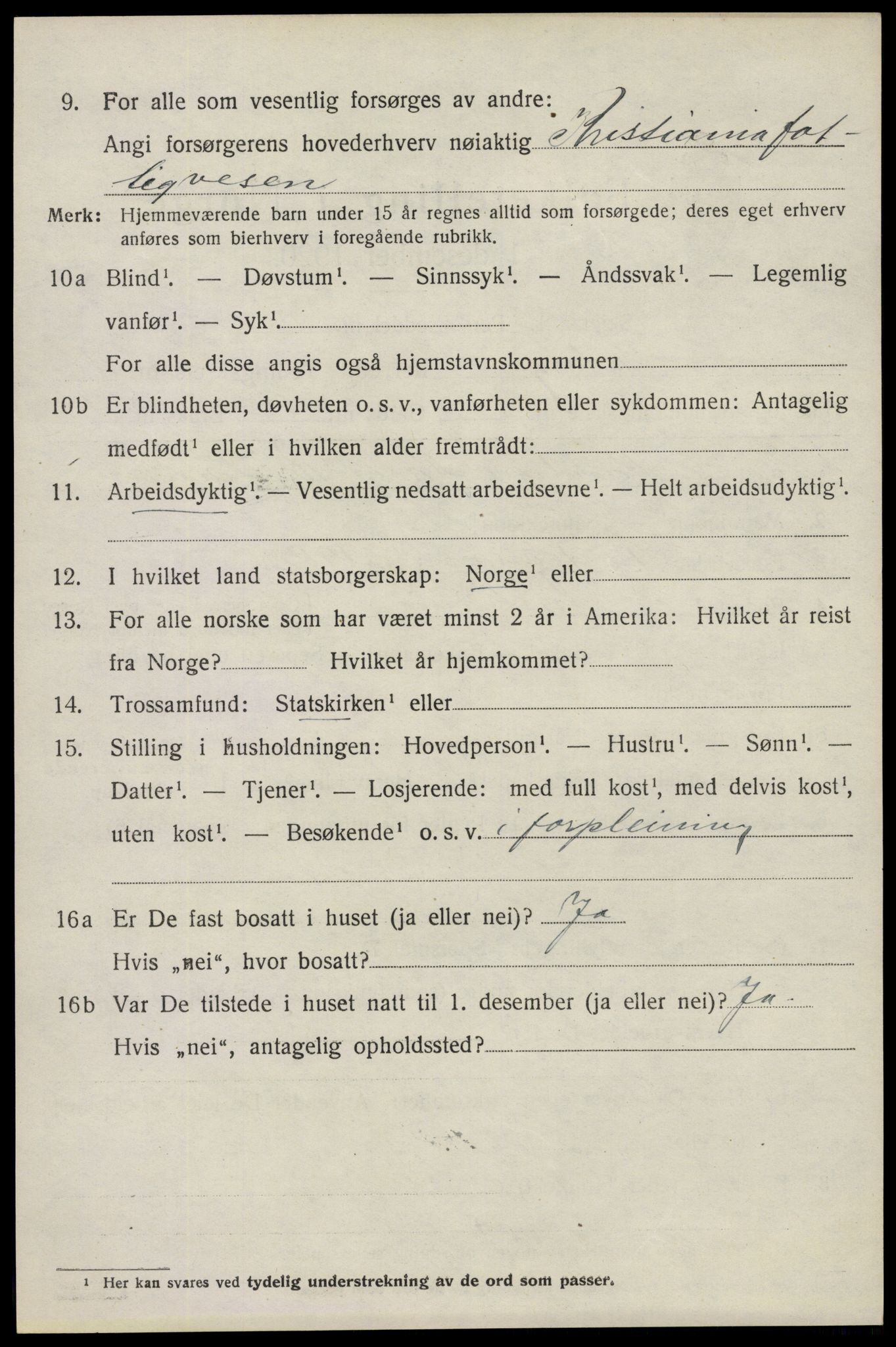 SAO, Folketelling 1920 for 0123 Spydeberg herred, 1920, s. 1274