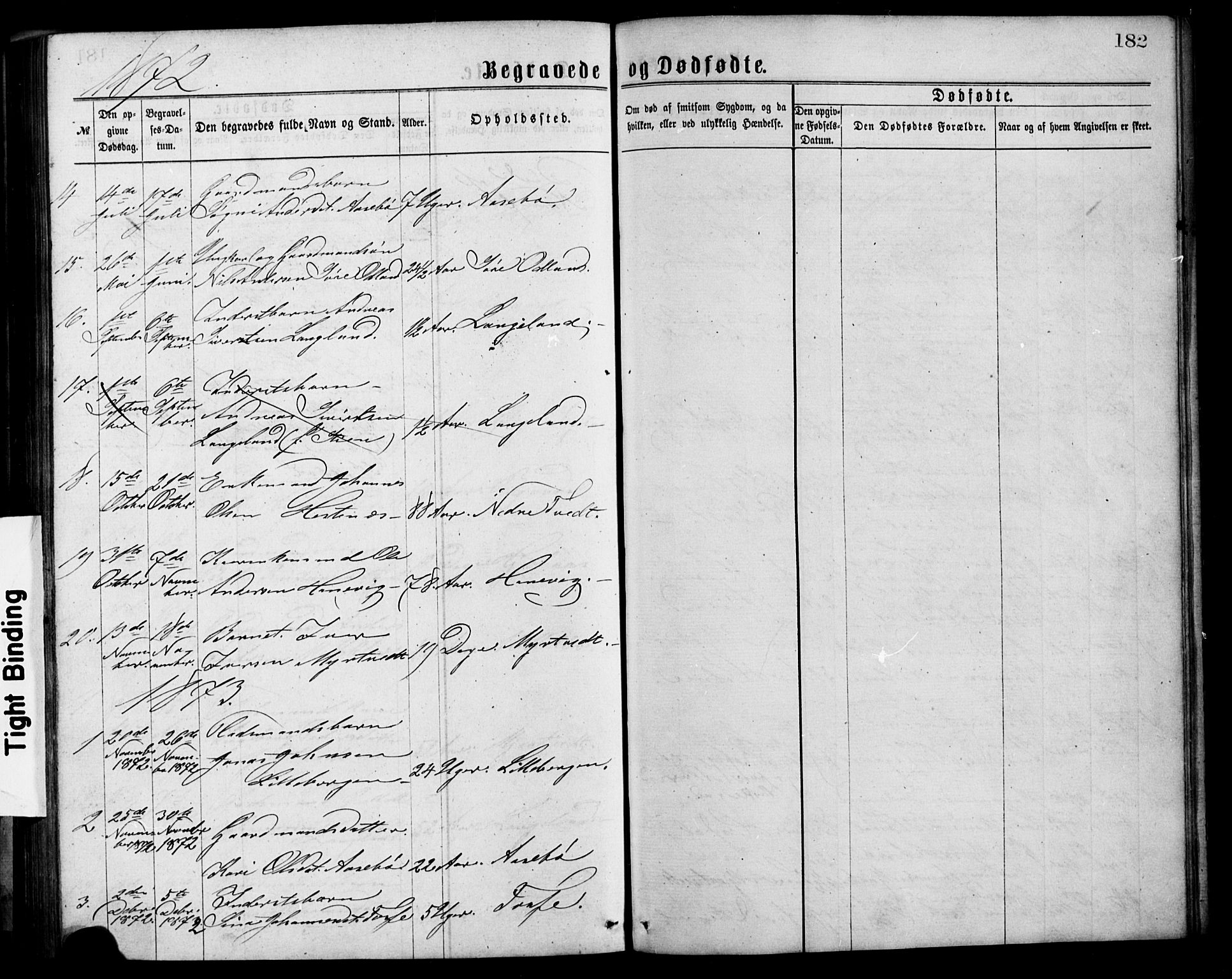 Alversund Sokneprestembete, AV/SAB-A-73901/H/Ha/Hab: Klokkerbok nr. C 2, 1867-1880, s. 182