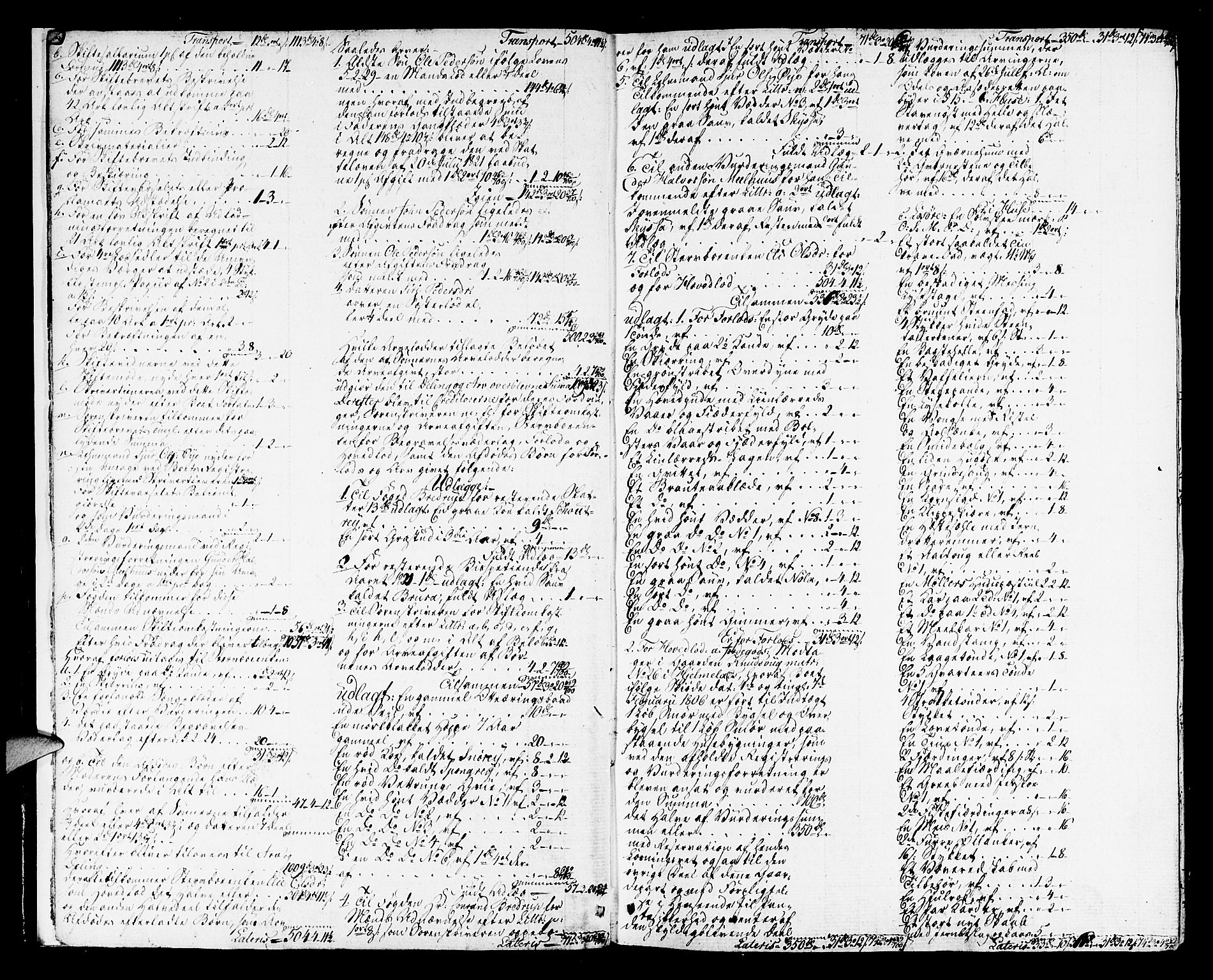 Ryfylke tingrett, AV/SAST-A-100055/001/IV/IVD/L0019: Skifteprotokoll, register i protokollen, 1822-1827, s. 3b-4a