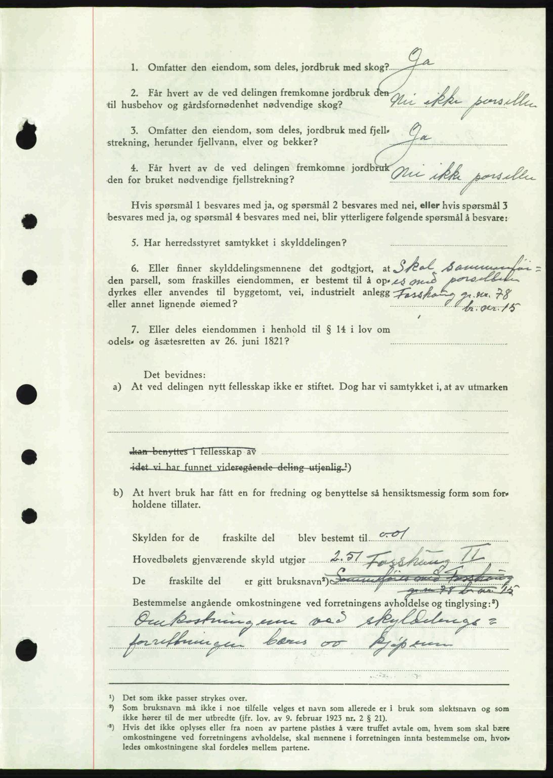 Nordmøre sorenskriveri, AV/SAT-A-4132/1/2/2Ca: Pantebok nr. A103, 1946-1947, Dagboknr: 223/1947