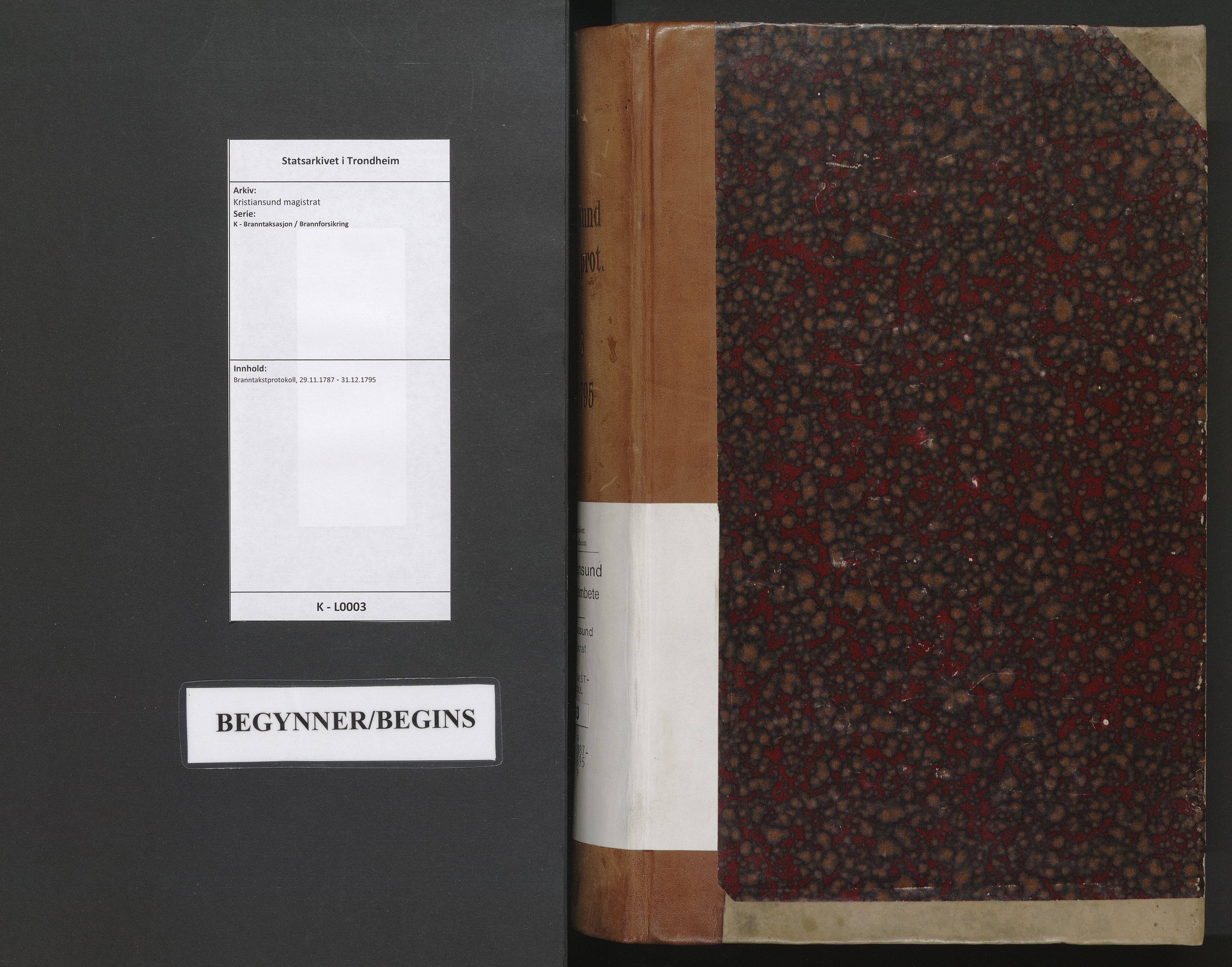Kristiansund magistrat, AV/SAT-A-0032/K/L0003: Branntakstprotokoll, 1787-1795